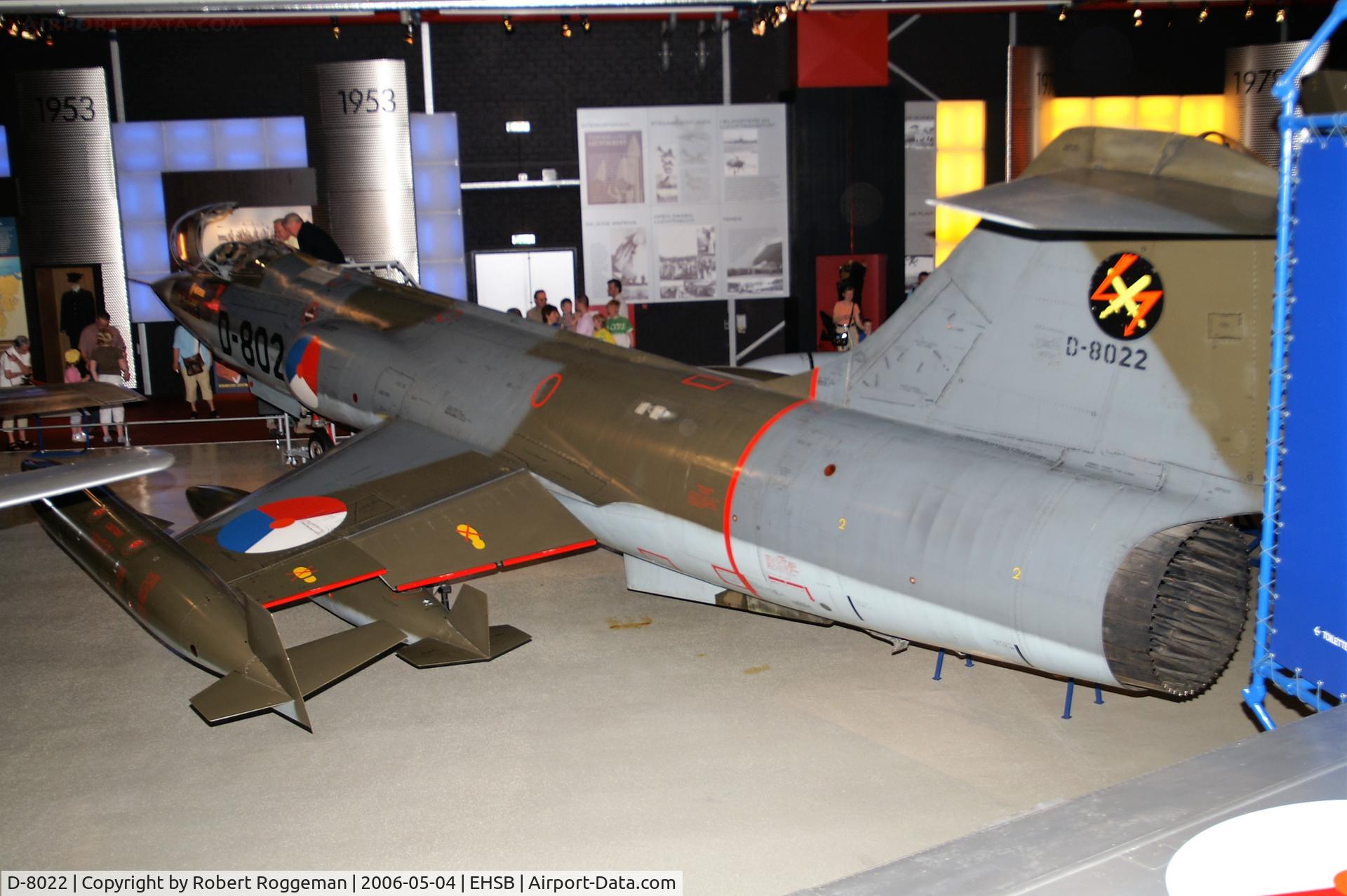 D-8022, Lockheed F-104G Starfighter C/N 683-8022, PRESERVED.SOESTERBERG.NMM.312 SQD.