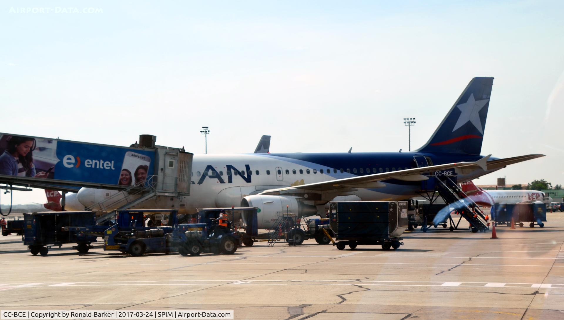 CC-BCE, 2012 Airbus A319-112 C/N 5005, At the gate Lima