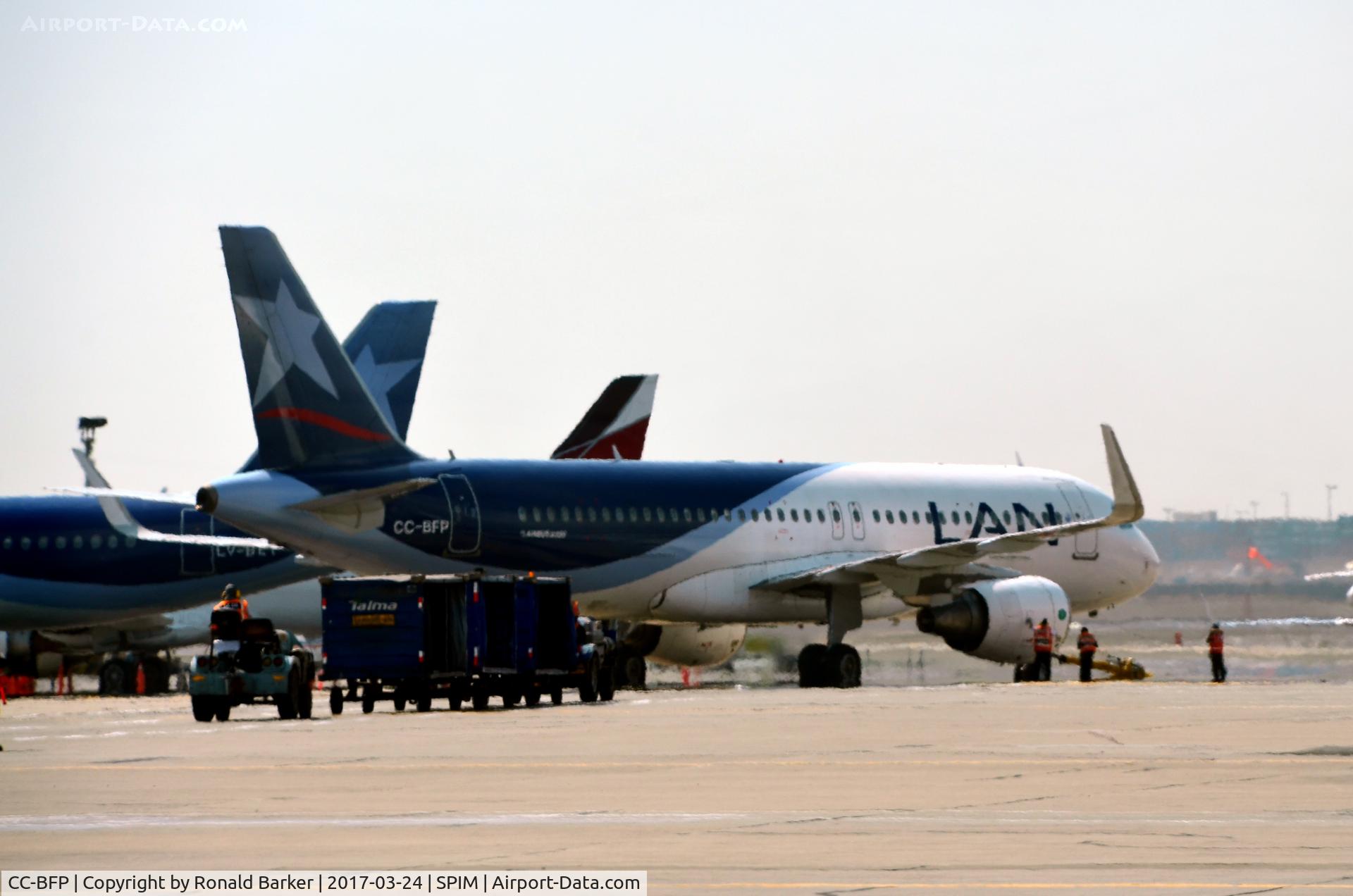 CC-BFP, 2013 Airbus A320-214 C/N 5707, Parked Lima