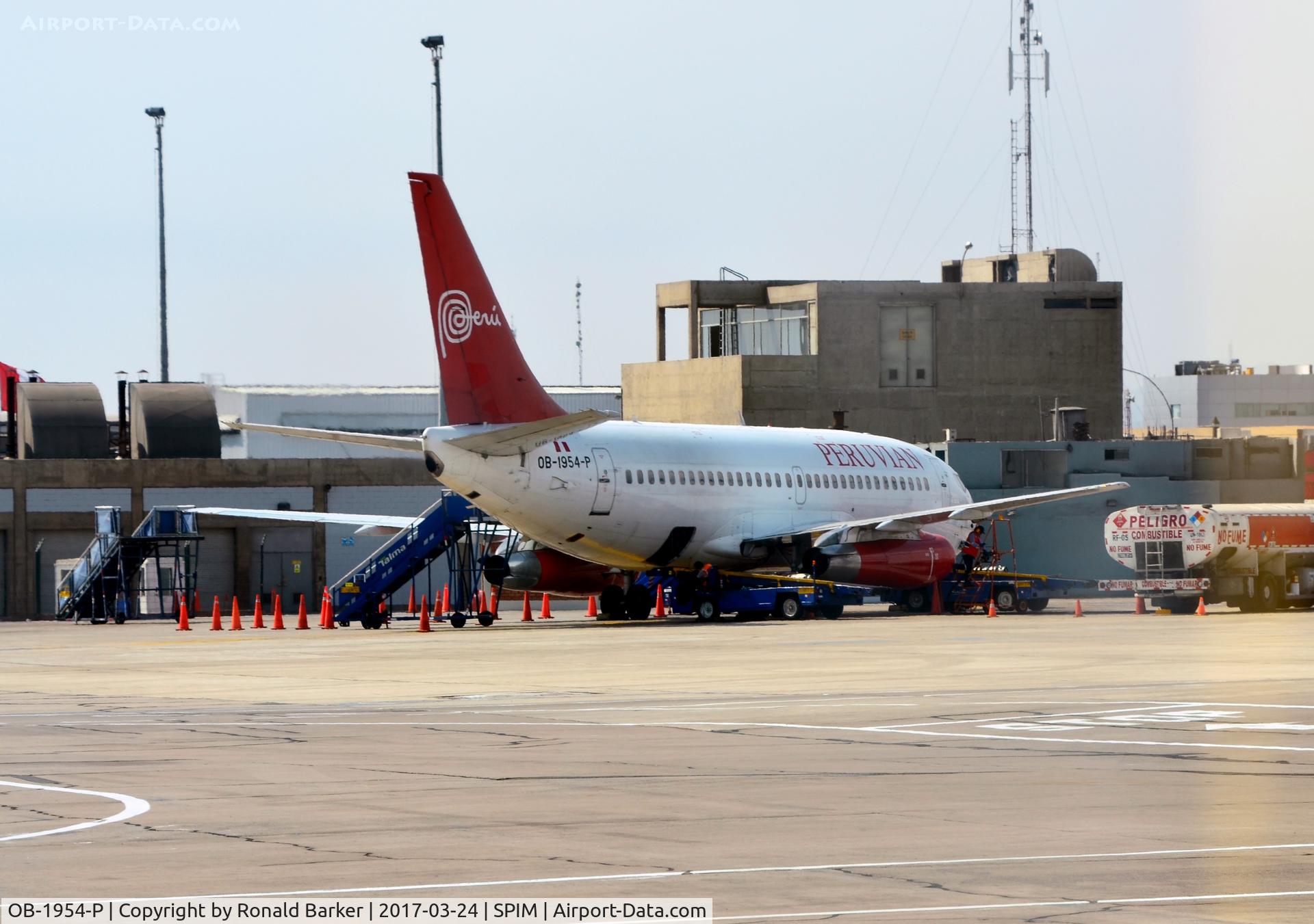 OB-1954-P, 1984 Boeing 737-247 C/N 23188, Parked Lima