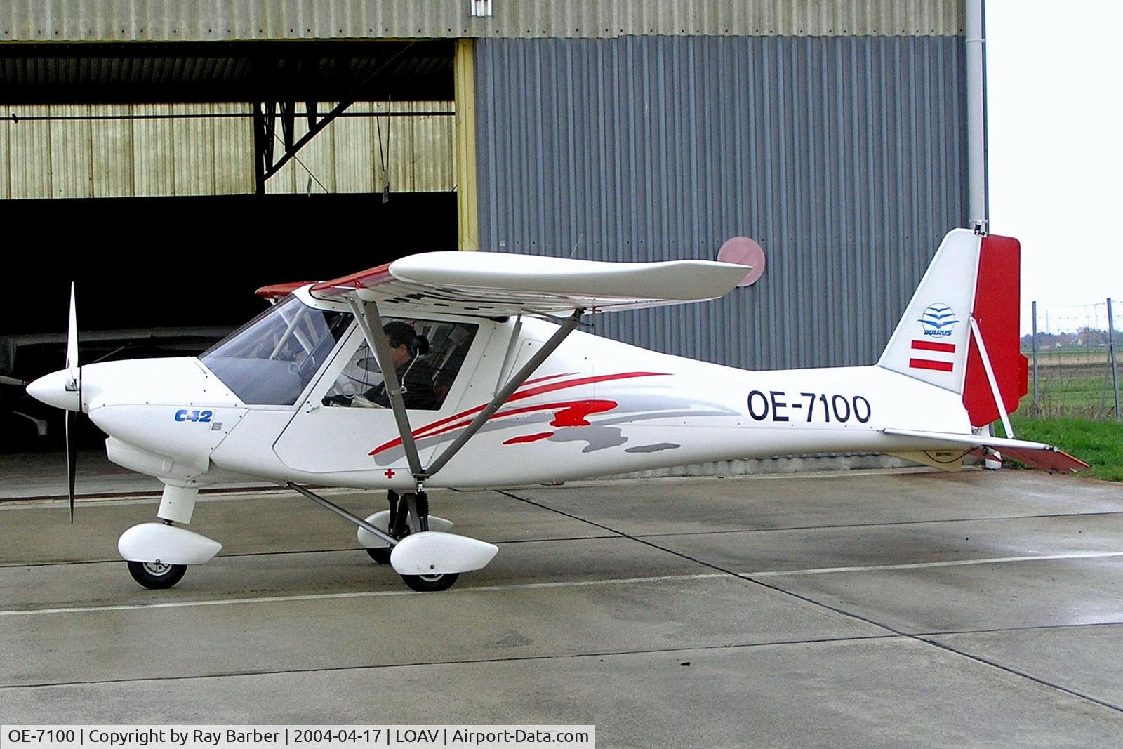 OE-7100, 2004 Comco Ikarus C42 C/N 0405-6598, OE-7100   Comco Ikarus C42 Cyclone [0405-6598] Bad Voslau~OE 17/04/2004