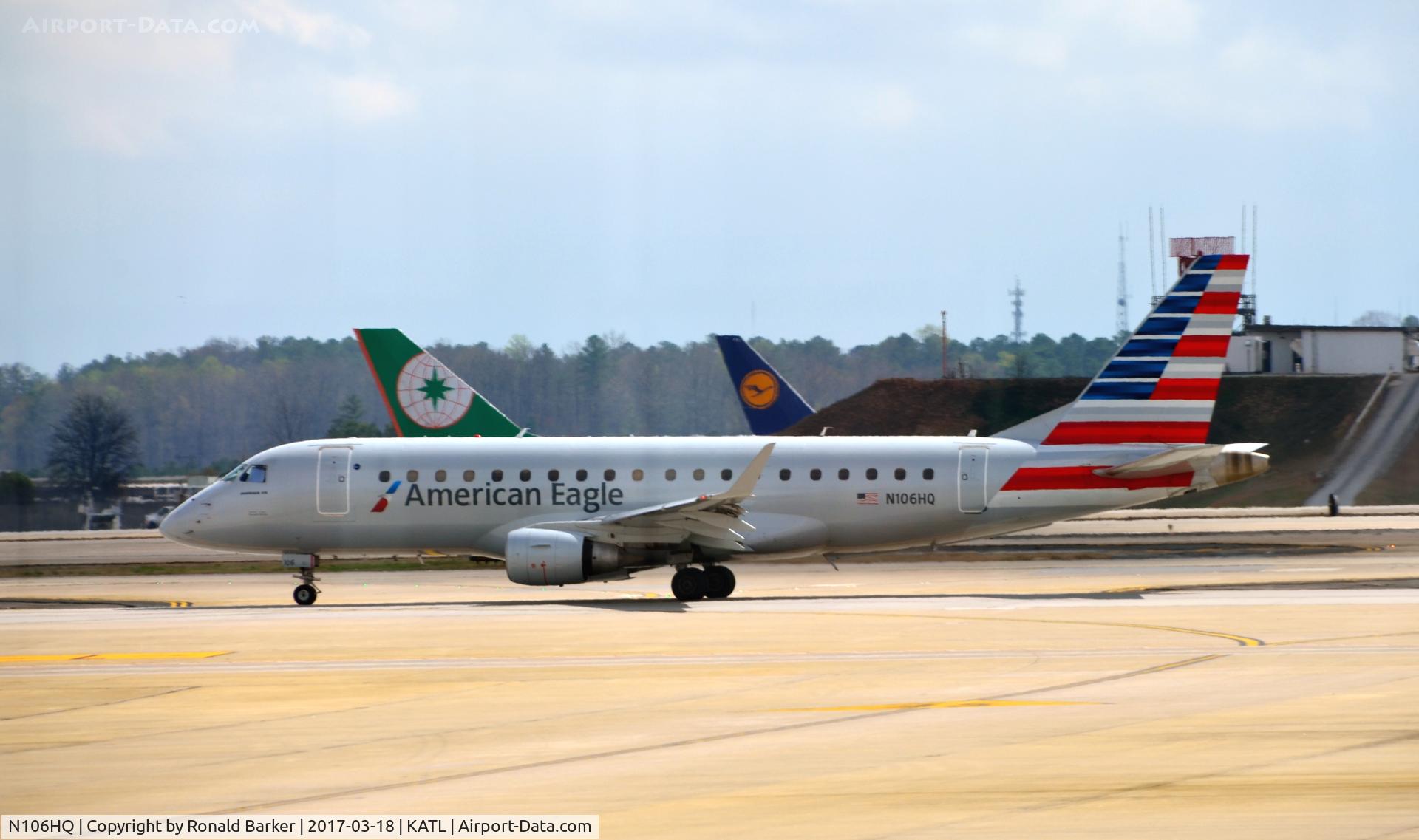N106HQ, 2007 Embraer 175LR (ERJ-170-200LR) C/N 17000164, Taxi Atlanta