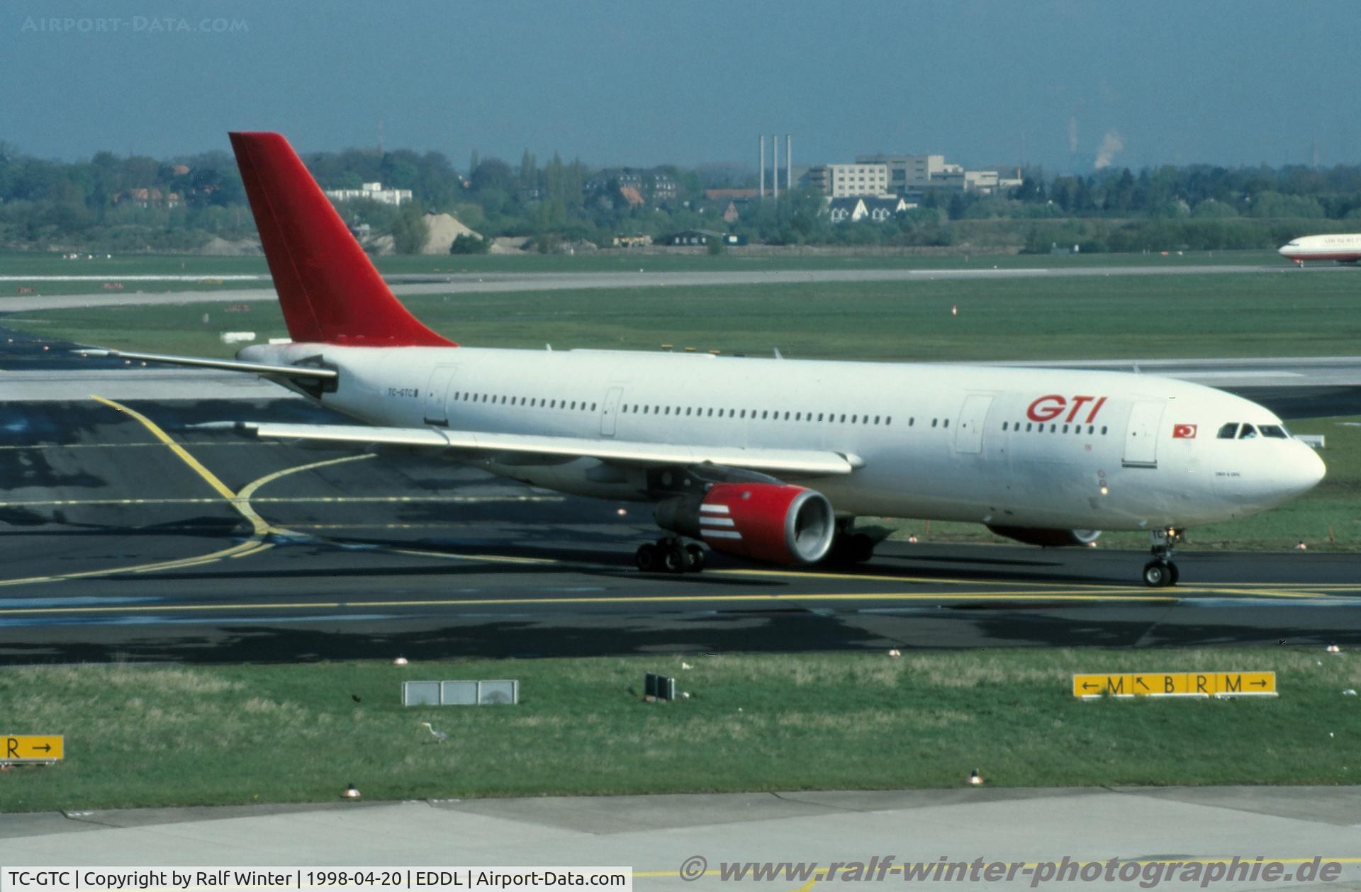 TC-GTC, 1977 Airbus A300B2-1C C/N 48, Airbus A300B2-1C - GTI Airliners - 048 - TC-GTC - 20-04-1998 - DUS
