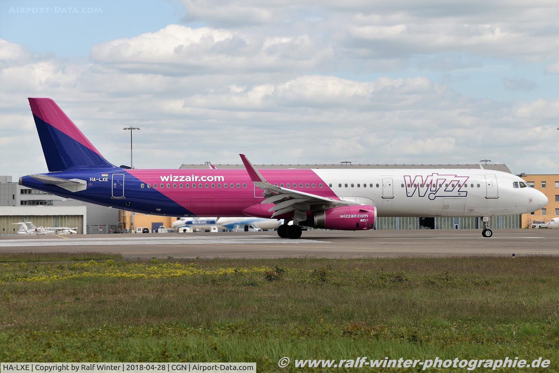 HA-LXE, 2016 Airbus A321-231 C/N 7114, Airbus A321-231(W) - W6 WZZ Wizz Air - 7114 - HA-LXE - 28.04.2018 - CGN