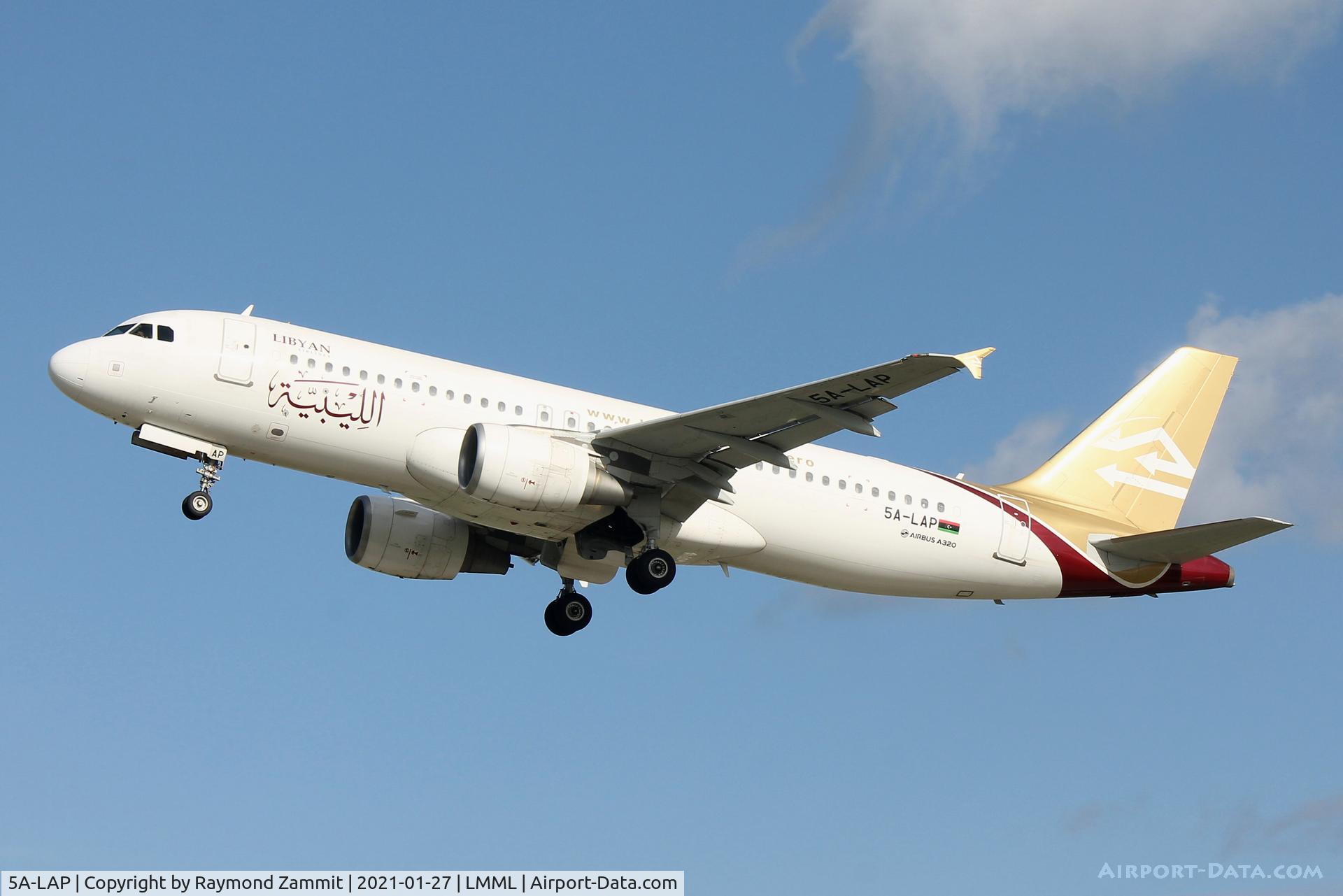 5A-LAP, 2012 Airbus A320-214 C/N 5405, A320 5A-LAP Libyan Airlines