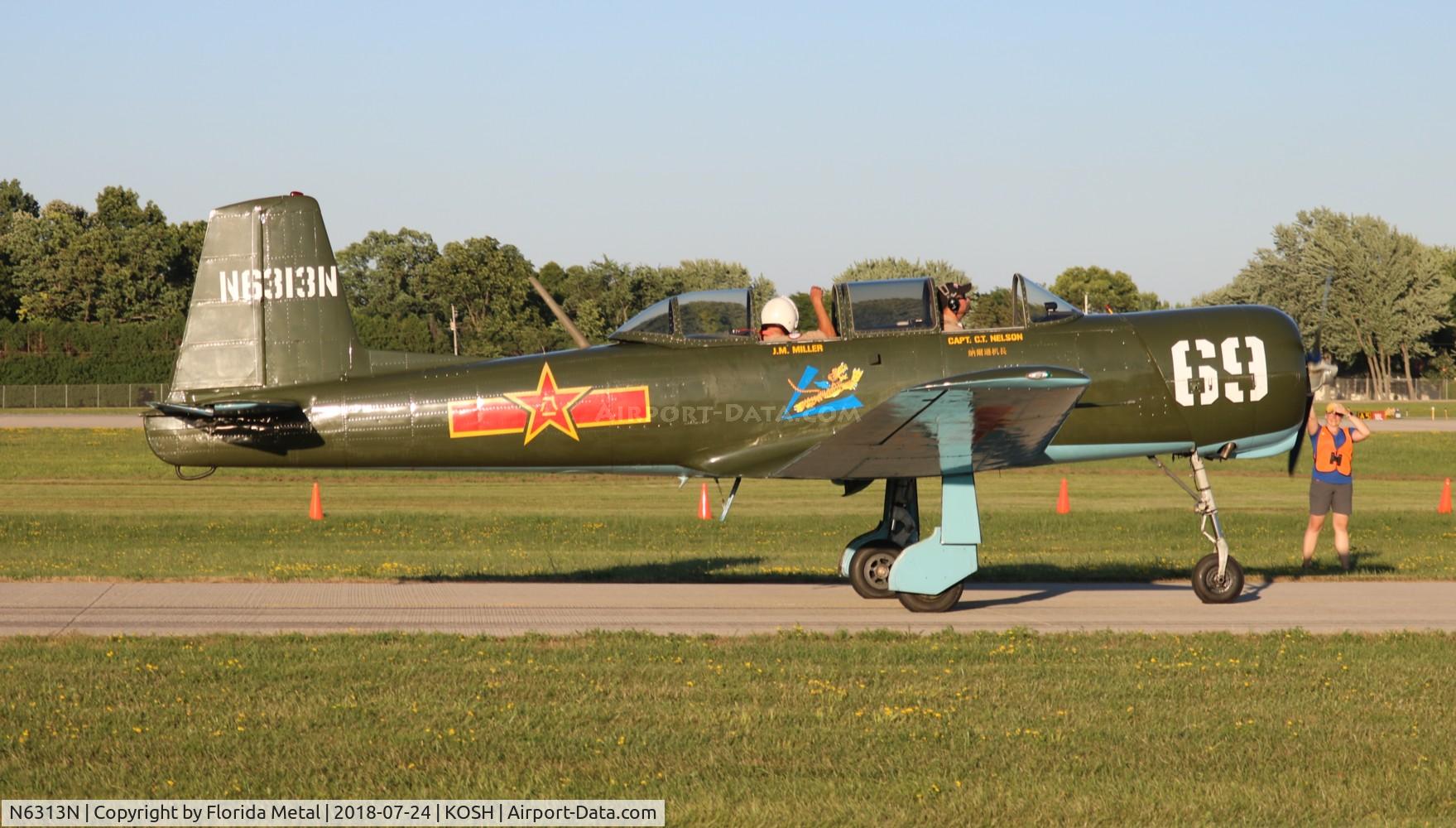 N6313N, 1979 Nanchang CJ-6A C/N 3532022, EAA OSH 2018