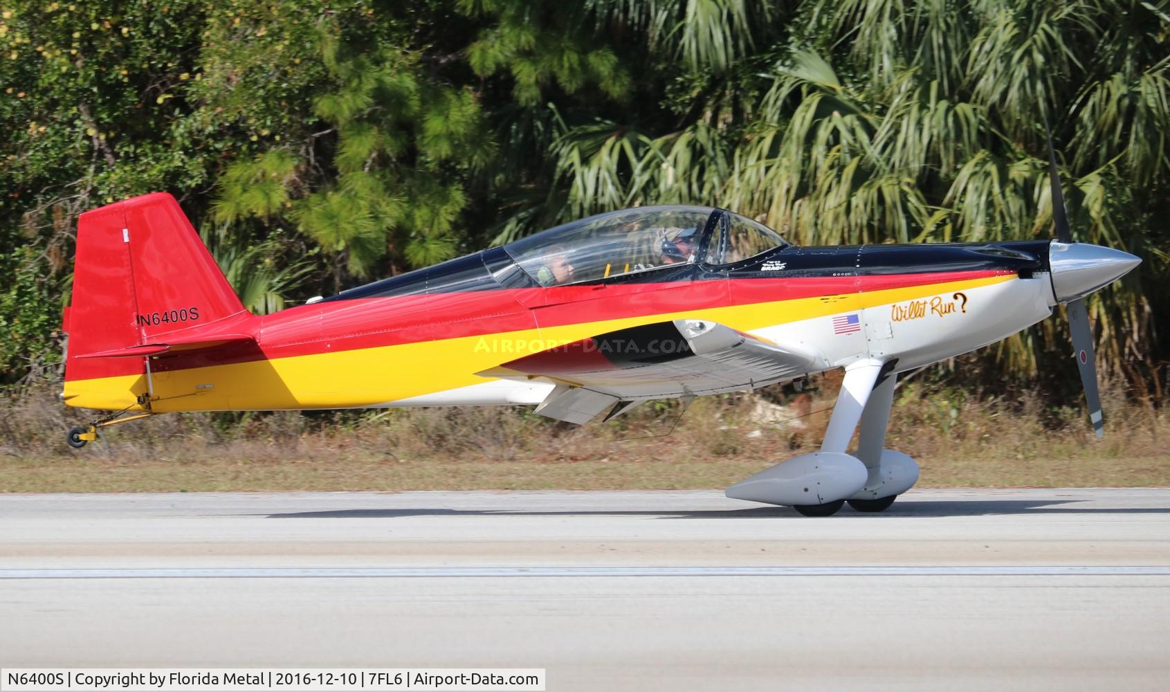 N6400S, 1999 Vans RV-4 C/N 4272/218, Spruce Creek 2016