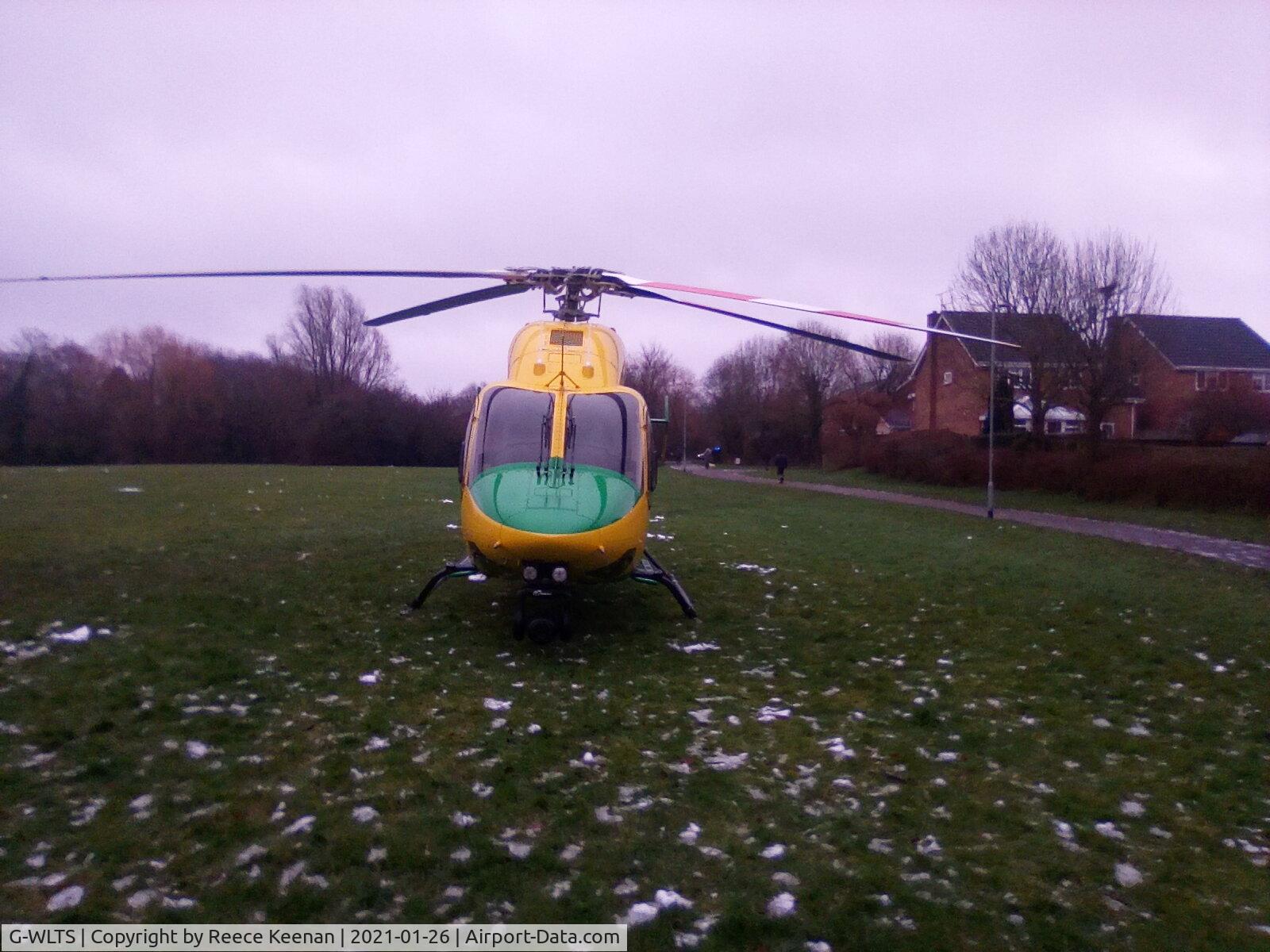 G-WLTS, 2014 Bell 429 GlobalRanger C/N 57191, Wiltshire air ambulance critical care team called to Swindon on Tuesday 26th January 2021