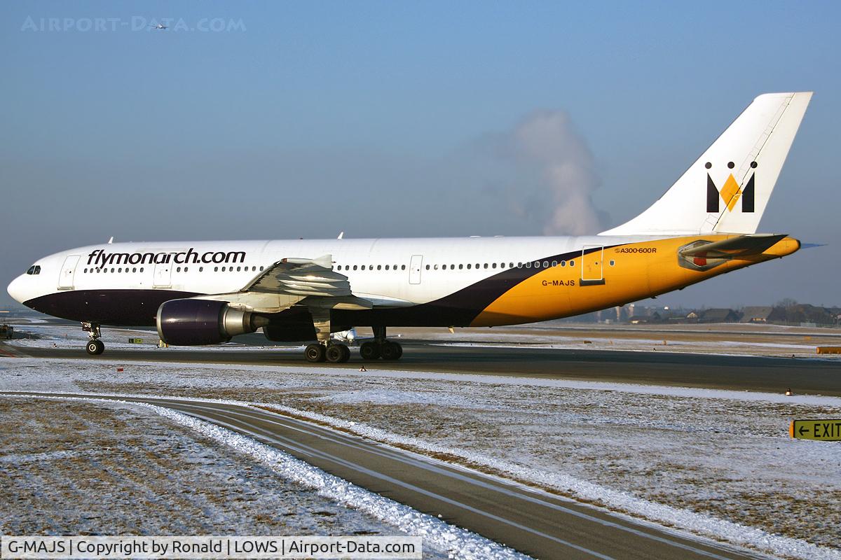 G-MAJS, 1991 Airbus A300B4-605R C/N 604, at salzburg