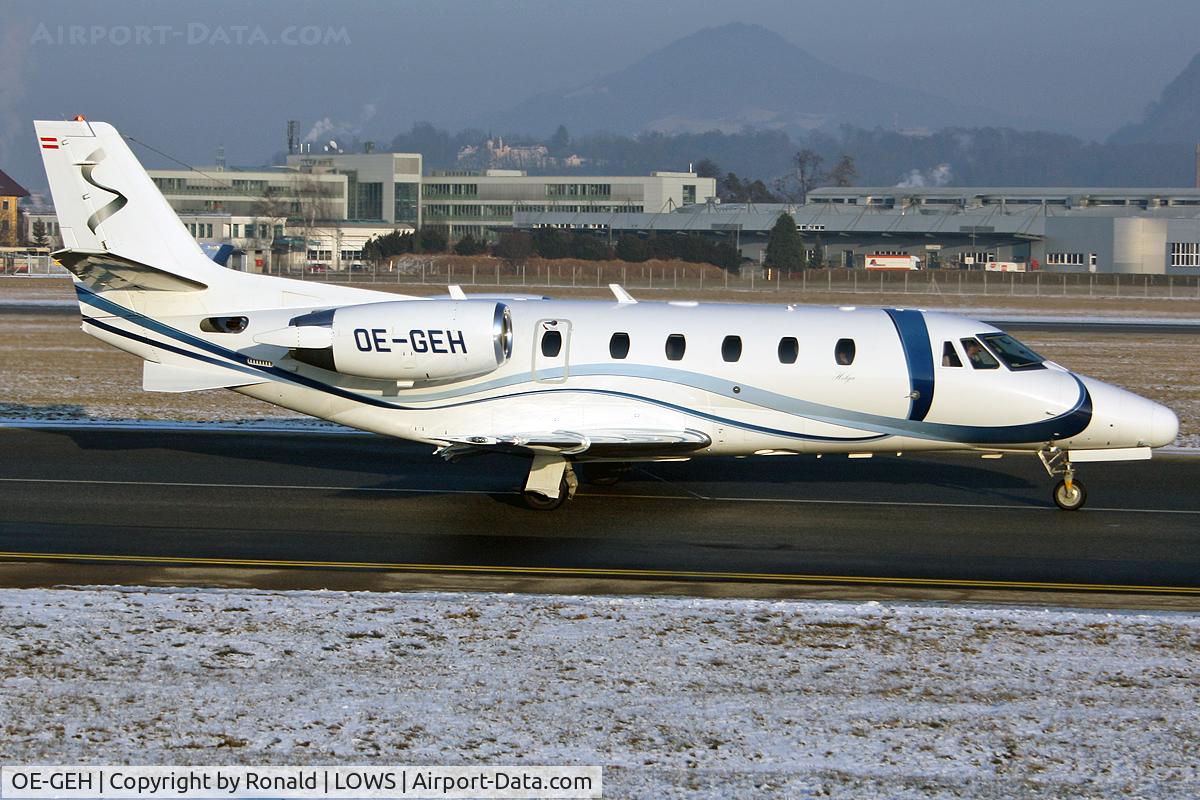 OE-GEH, 2008 Cessna 560XLS Citation Excel C/N 560-5755, at salzburg