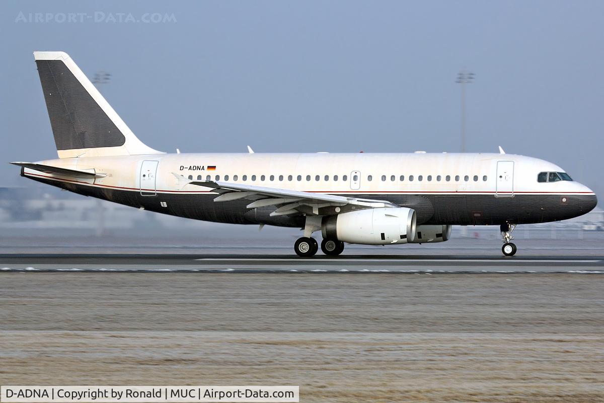 D-ADNA, 1999 Airbus ACJ319 (A319-133/CJ) C/N 1053, at munchen