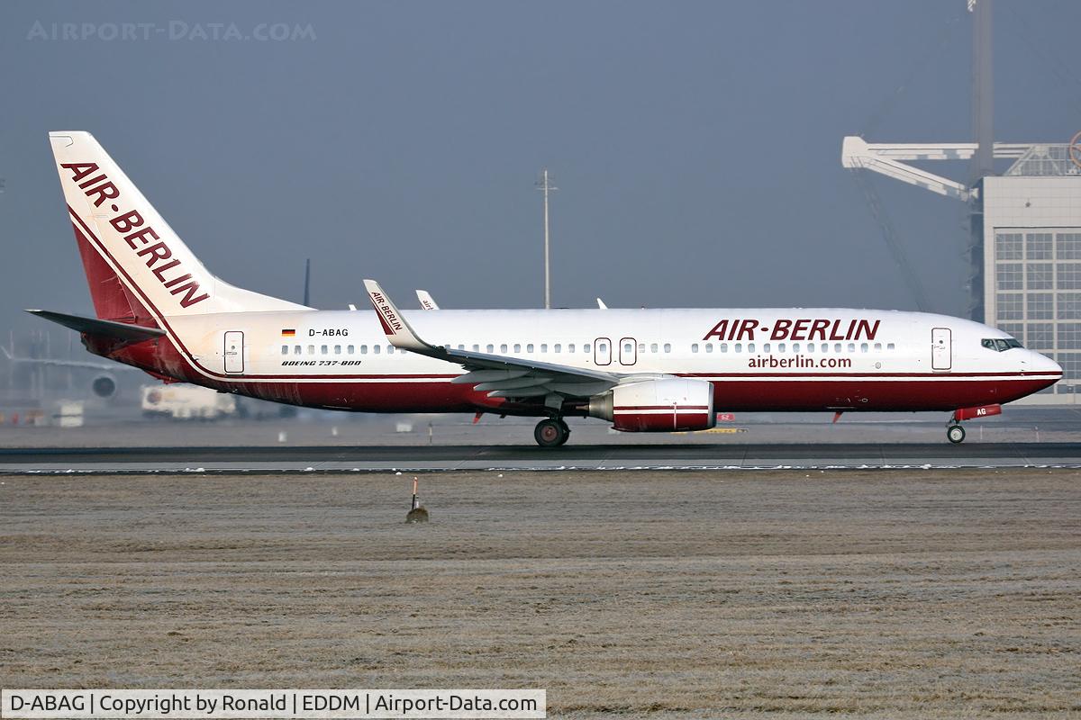 D-ABAG, 2001 Boeing 737-86J C/N 30879, at munchen