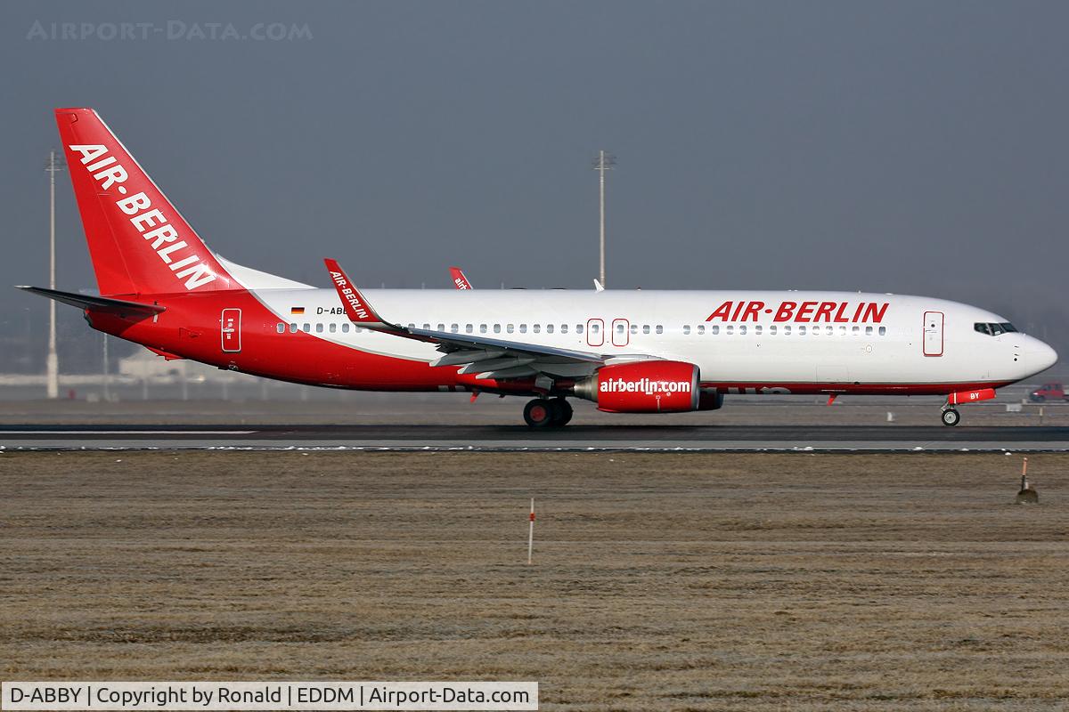 D-ABBY, 2007 Boeing 737-86J C/N 34970, at munchen