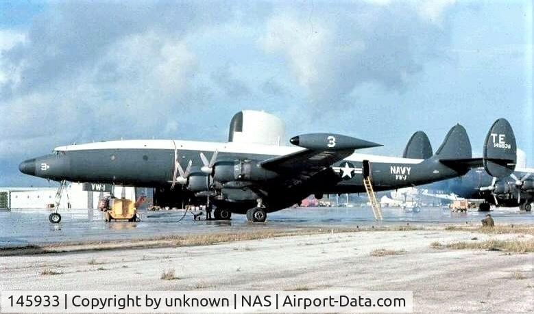 145933, Lockheed WC-121N Warning Star C/N 1049A-5514, On flight line at NAS Agana Guam