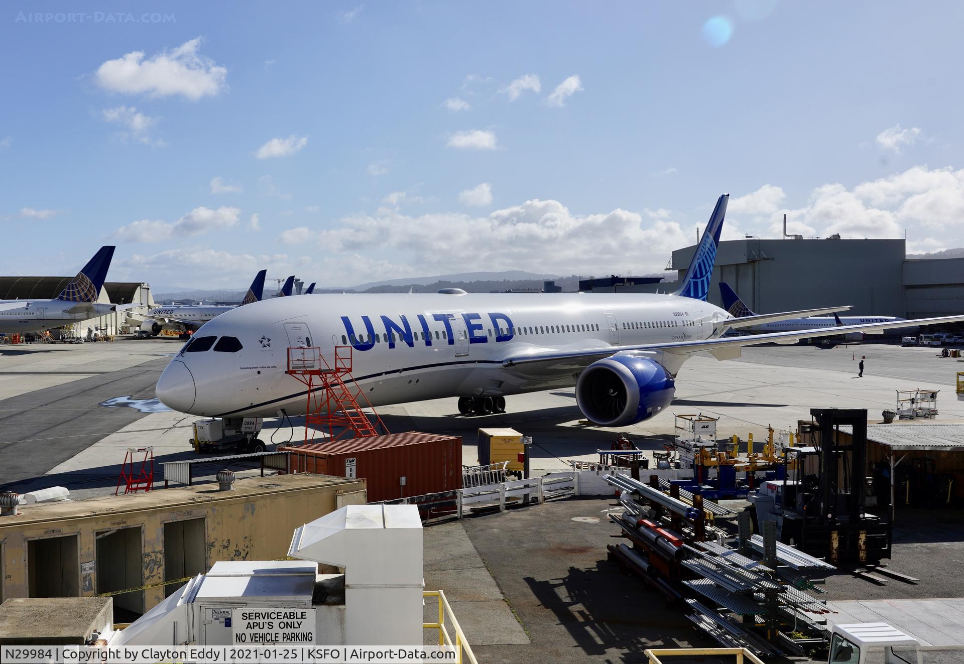 N29984, 2020 Boeing 787-9 Dreamliner Dreamliner C/N 66143, SFO 2021.