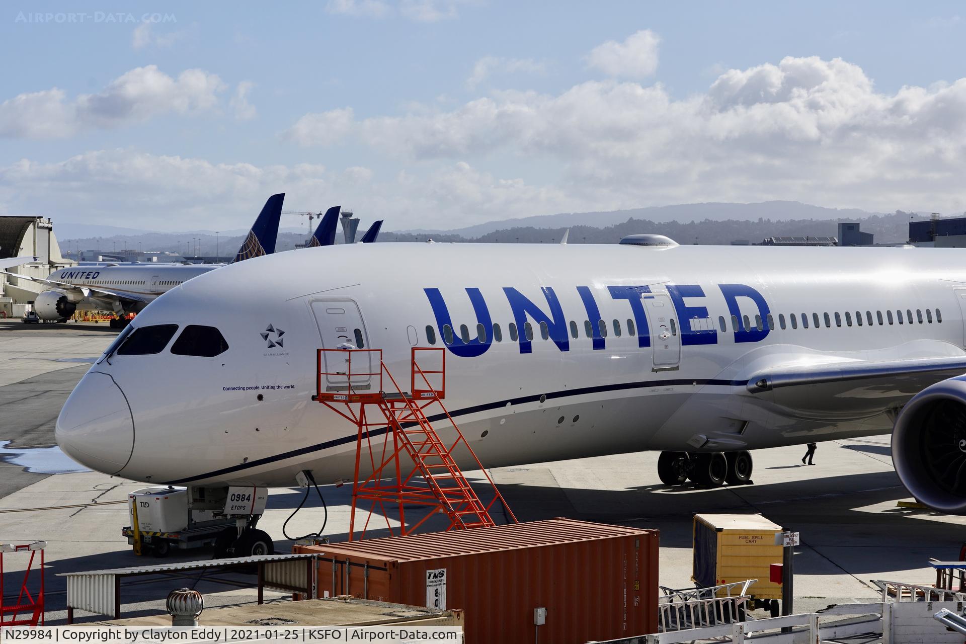 N29984, 2020 Boeing 787-9 Dreamliner Dreamliner C/N 66143, SFO 2021.