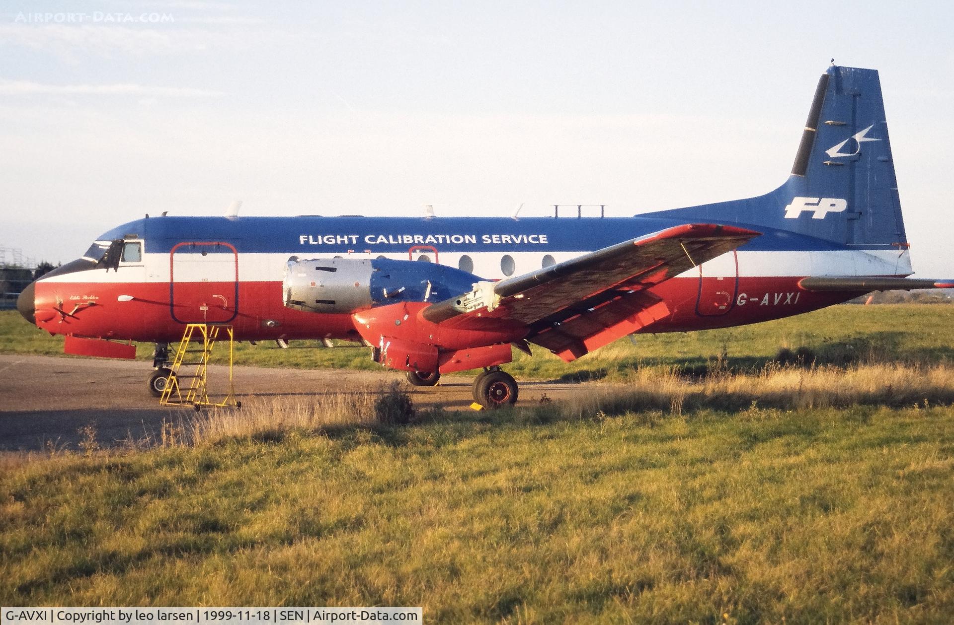 G-AVXI, 1968 Hawker Siddeley HS.748 Series 2A C/N 1623, Southend  18.11.1999