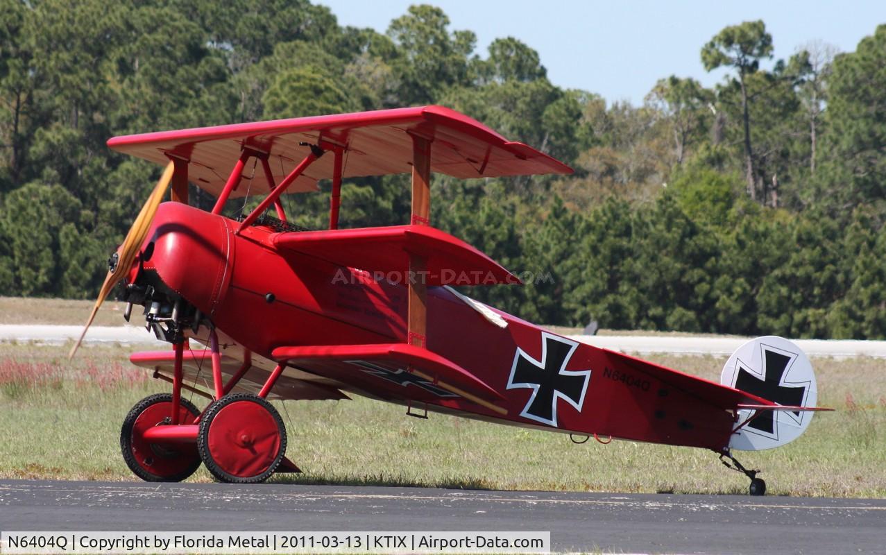 N6404Q, Fokker Dr.1 Triplane Replica C/N 528189, TICO 2011