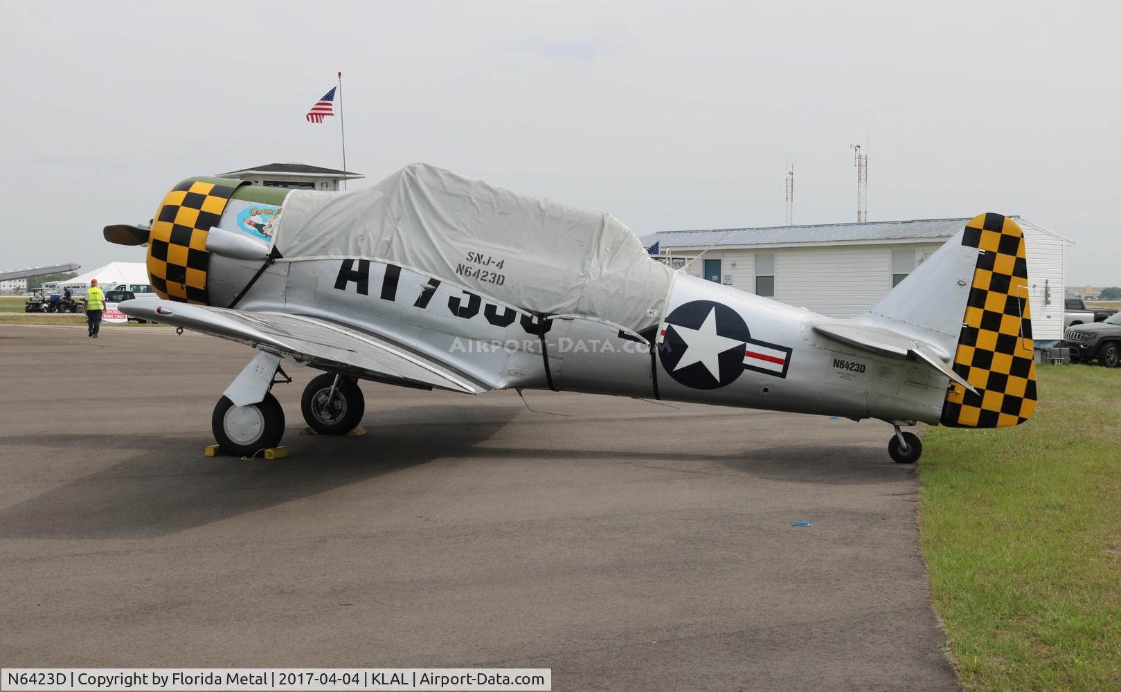 N6423D, 1941 North American SNJ-4 Texan C/N 88-13519, SNF LAL 2017