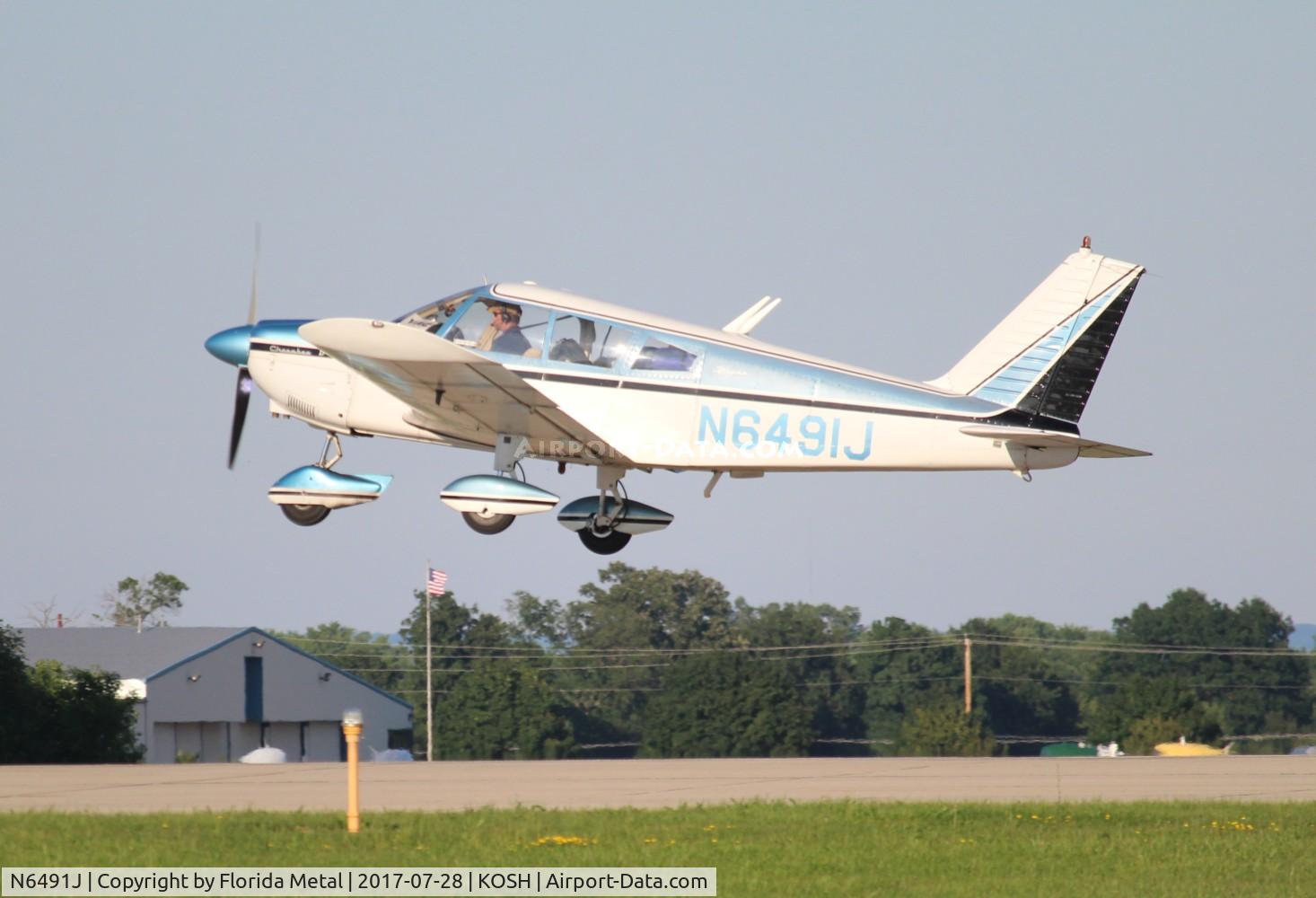 N6491J, 1968 Piper PA-28-180 C/N 28-4922, EAA OSH 2017