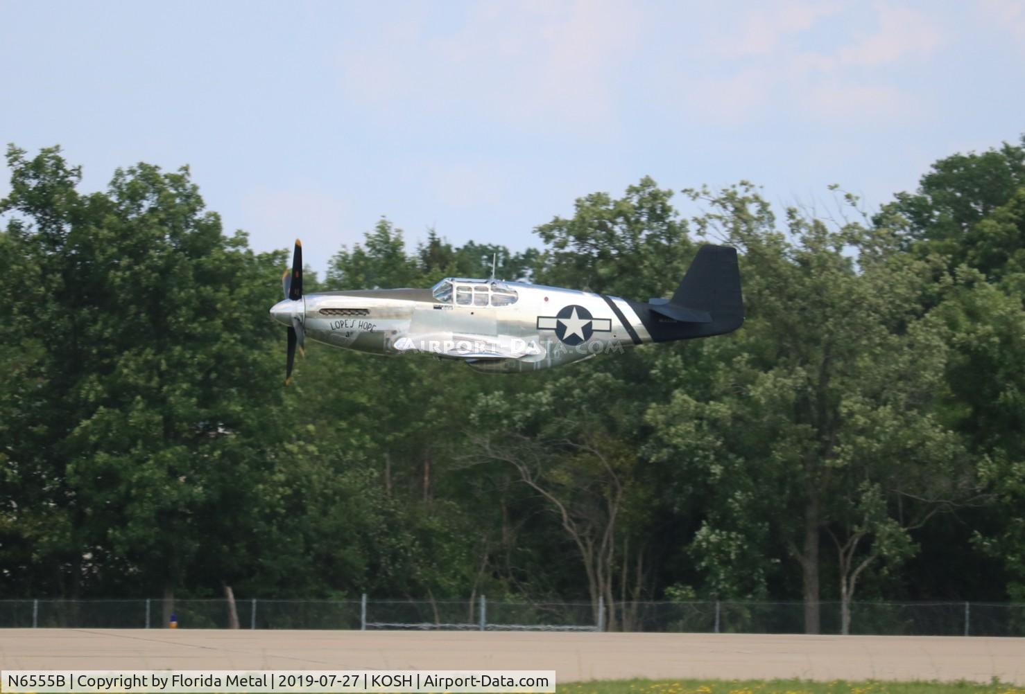 N6555B, 1943 North American P-51C Mustang C/N 103-26538, EAA OSH 2019