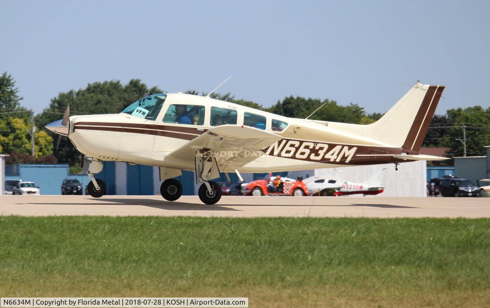 N6634M, 1979 Beech C24R C/N MC-682, EAA OSH 2018