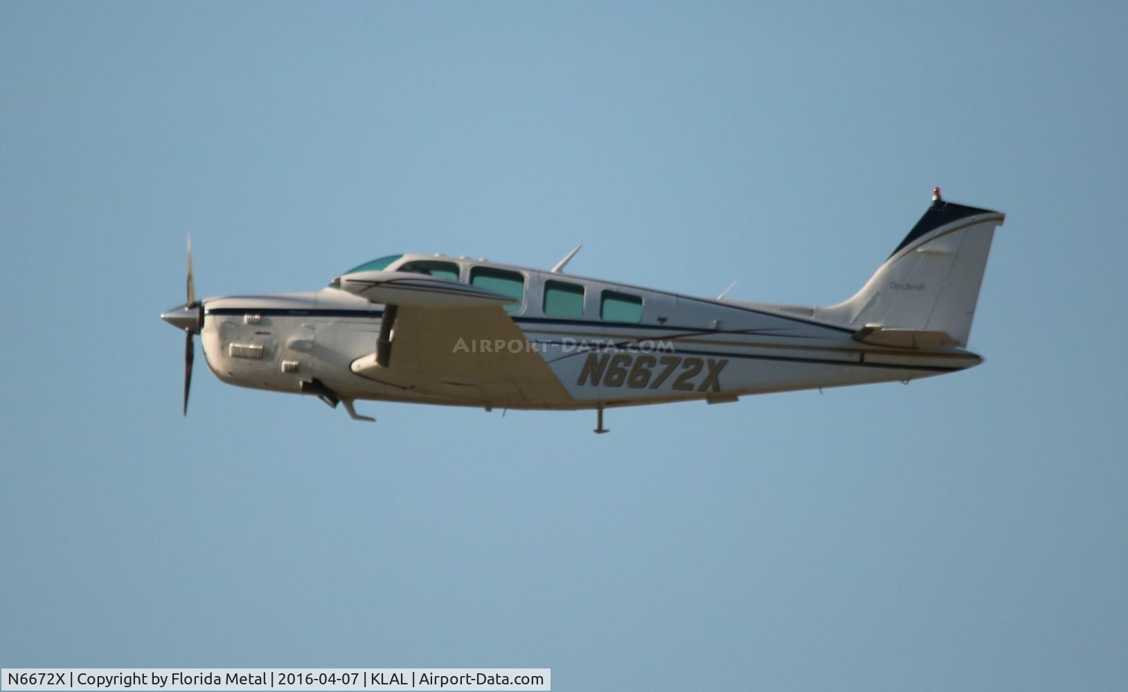 N6672X, 1979 Beech A36TC Bonanza 36 C/N EA-32, SNF LAL 2016