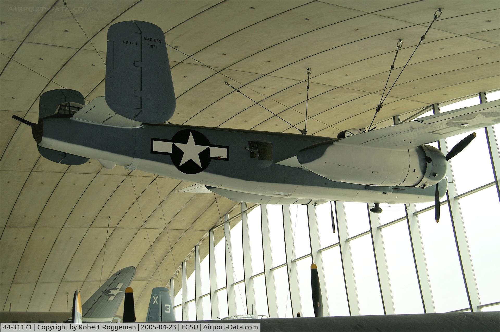 44-31171, 1944 North American B-25J Mitchell C/N 108-37246, PRESERVED.DUXFORD.AMERICAN MUSEUM.