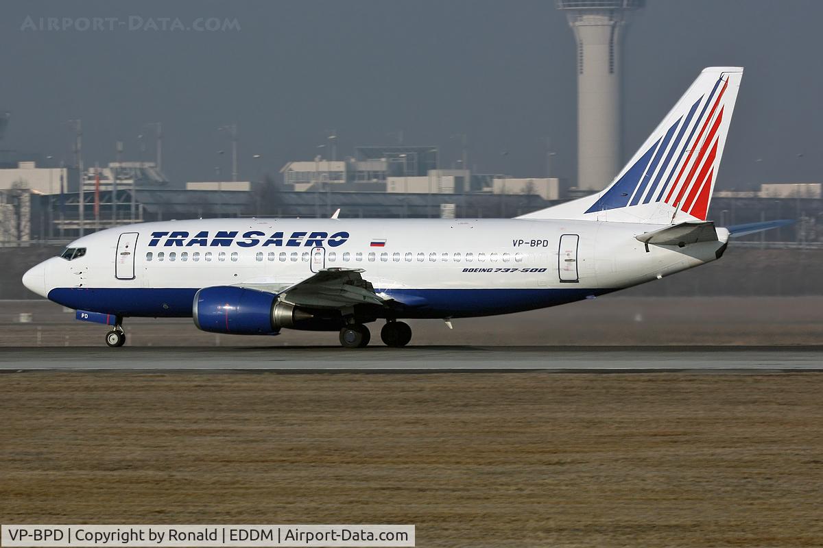 VP-BPD, 1991 Boeing 737-5K5 C/N 25062, at munchen