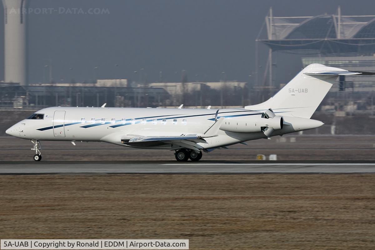 5A-UAB, 1940 Bombardier BD-700-1A11 Global Express C/N 9285, at munchen