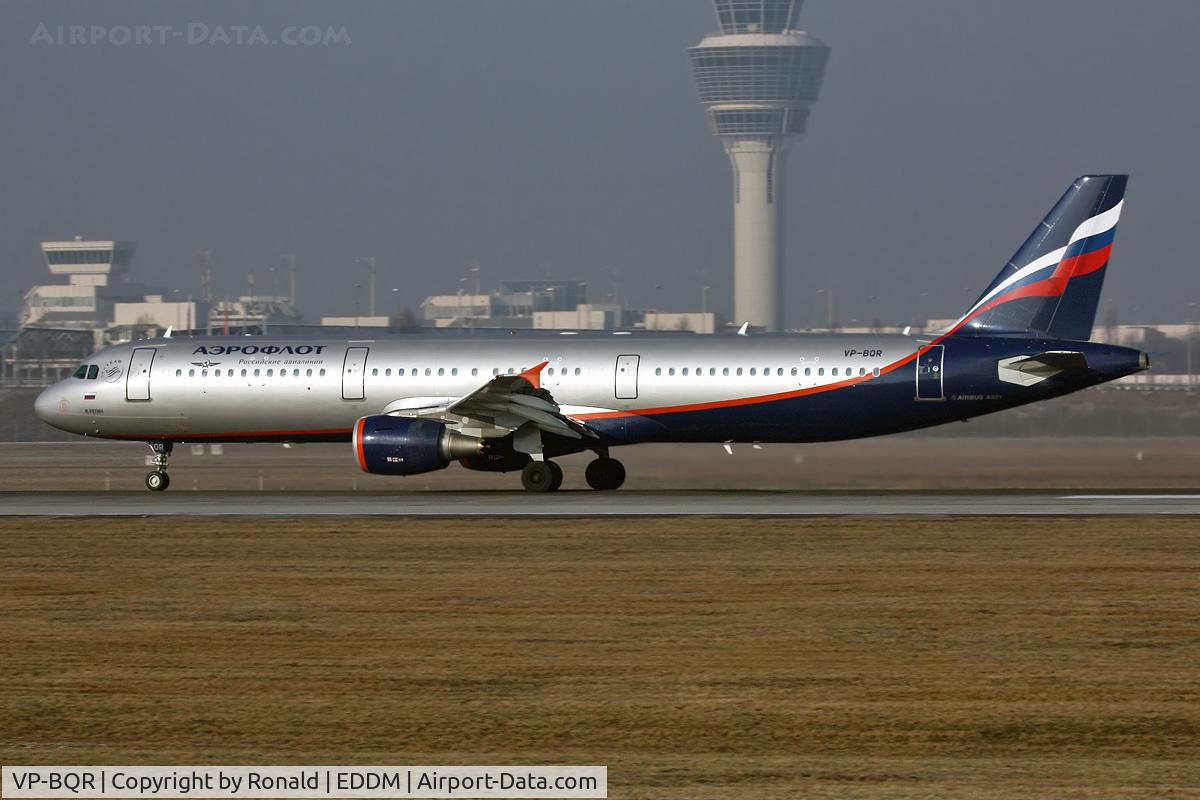 VP-BQR, 2006 Airbus A321-211 C/N 2903, at munchen