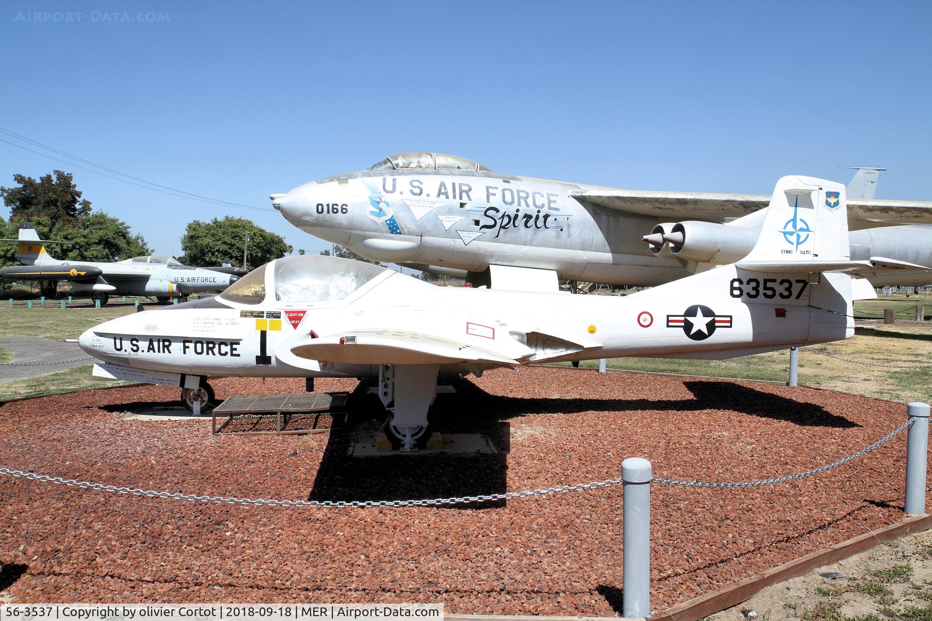 56-3537, 1956 Cessna T-37B Tweety Bird C/N 40109, sept 2018