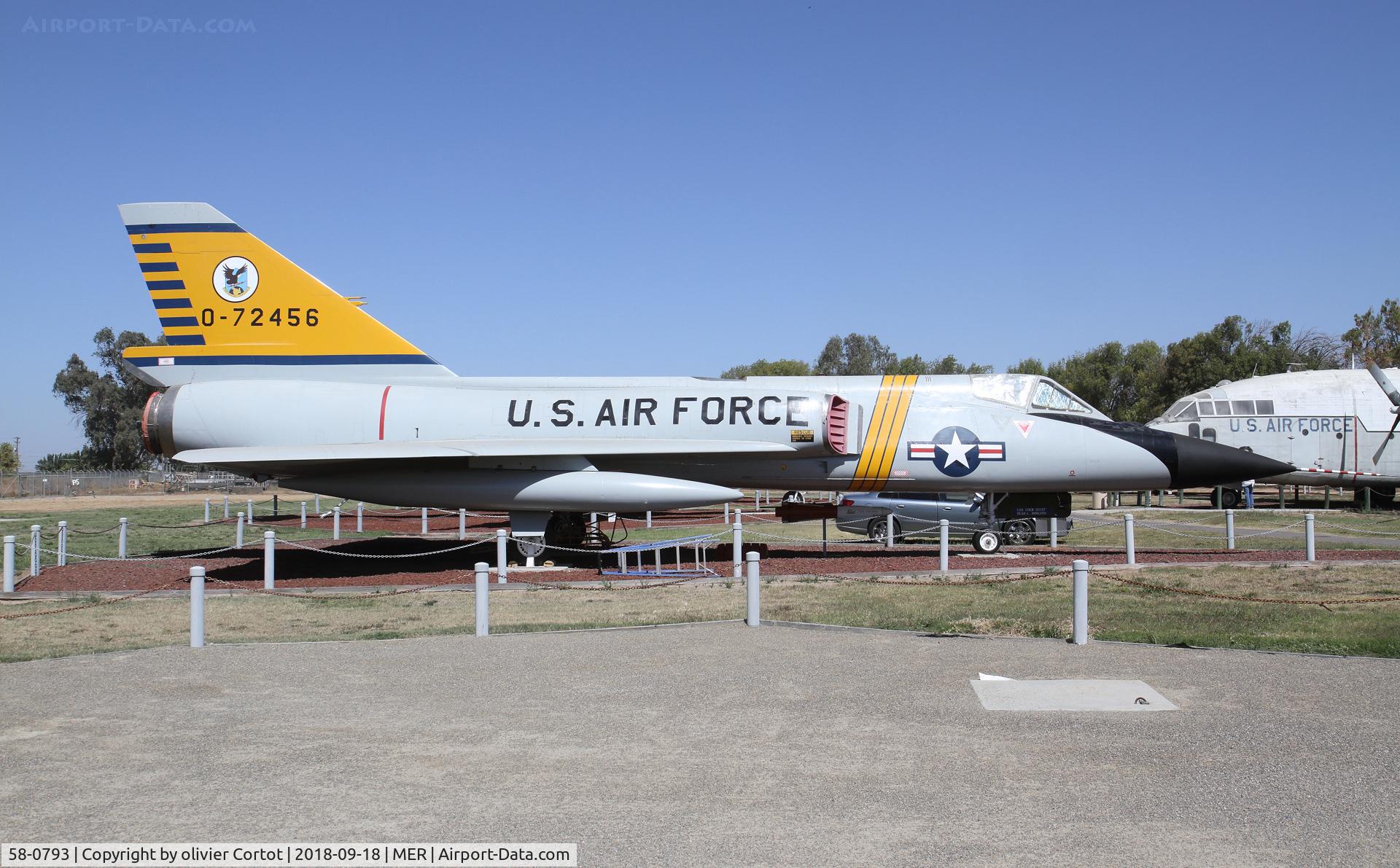 58-0793, 1958 Convair QF-106A Delta Dart C/N 8-24-124, sept 2018