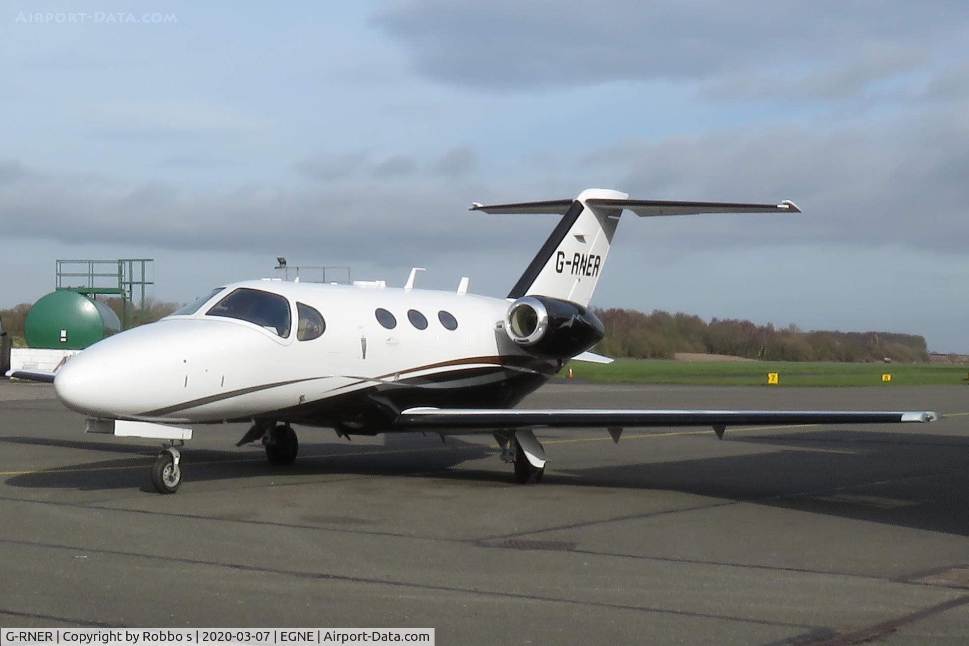 G-RNER, 2012 Cessna 510 Citation Mustang Citation Mustang C/N 510-0409, G-RNER C510 at EGNE Gamston Retford Airport.