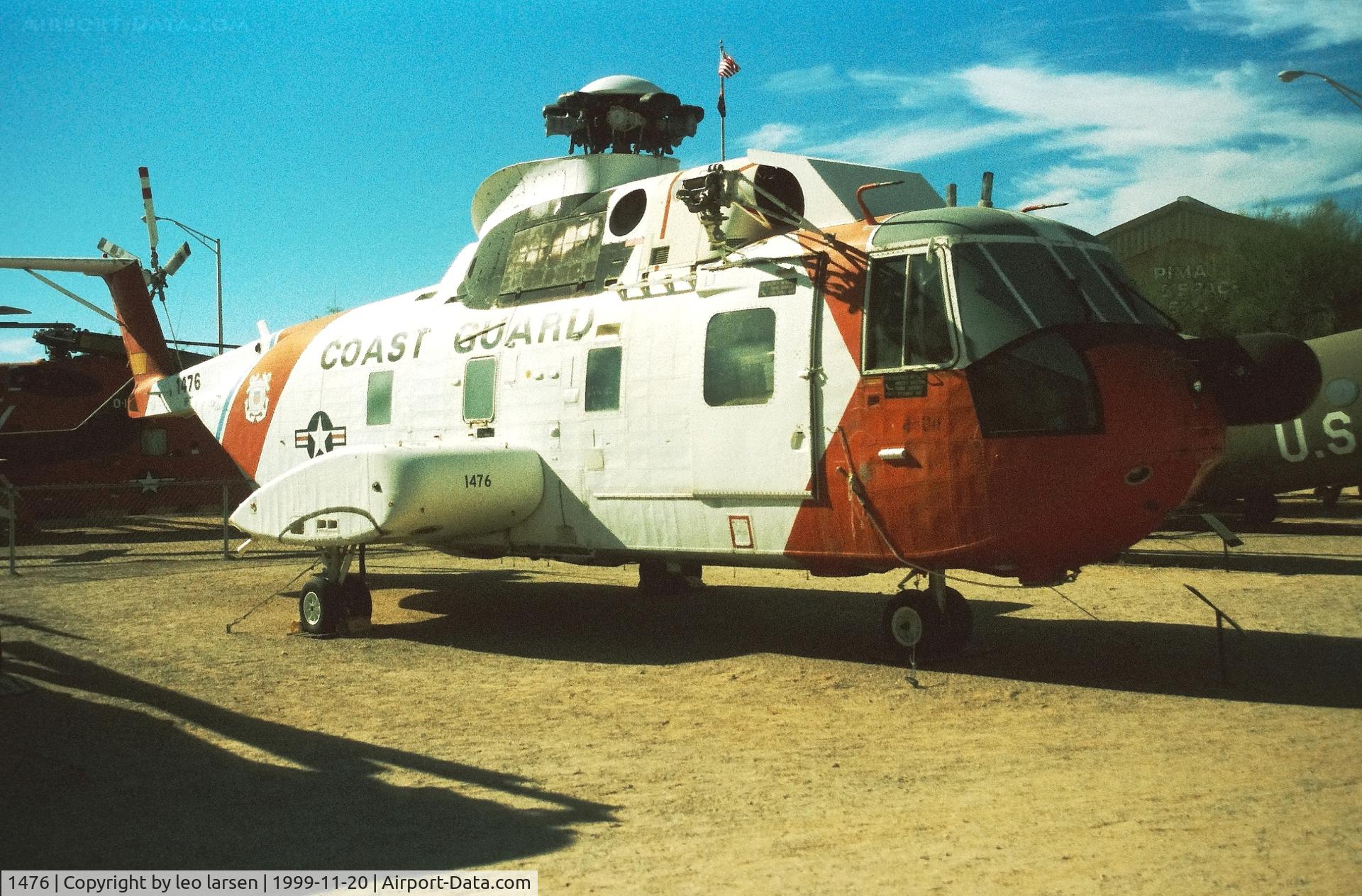 1476, 1971 Sikorsky HH-3F Pelican C/N 61638, Pima Air Museum 20.11.1999