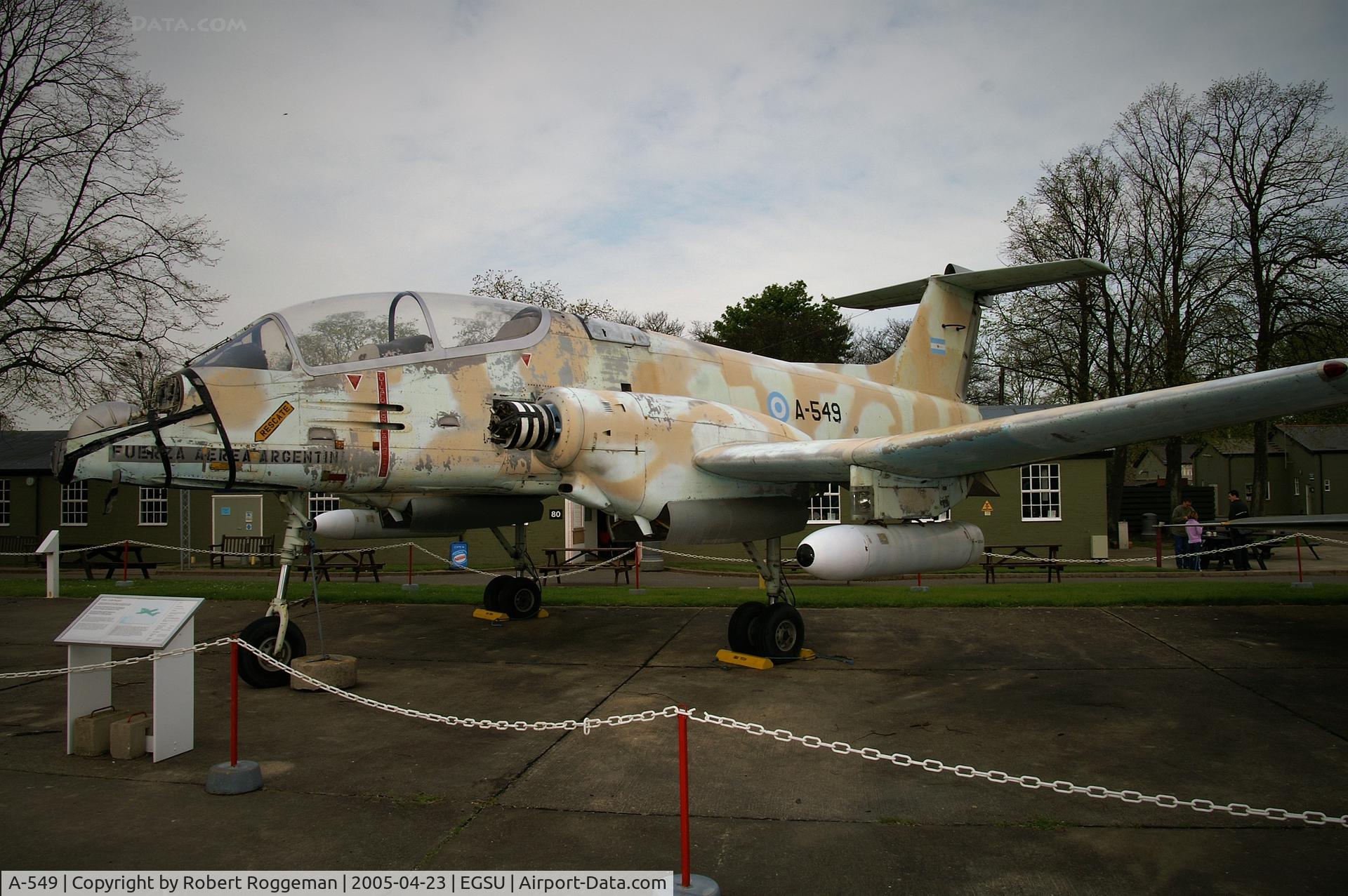 A-549, FMA IA-58A Pucará C/N 050, PRESERVED. Imperial War Museum, Duxford.