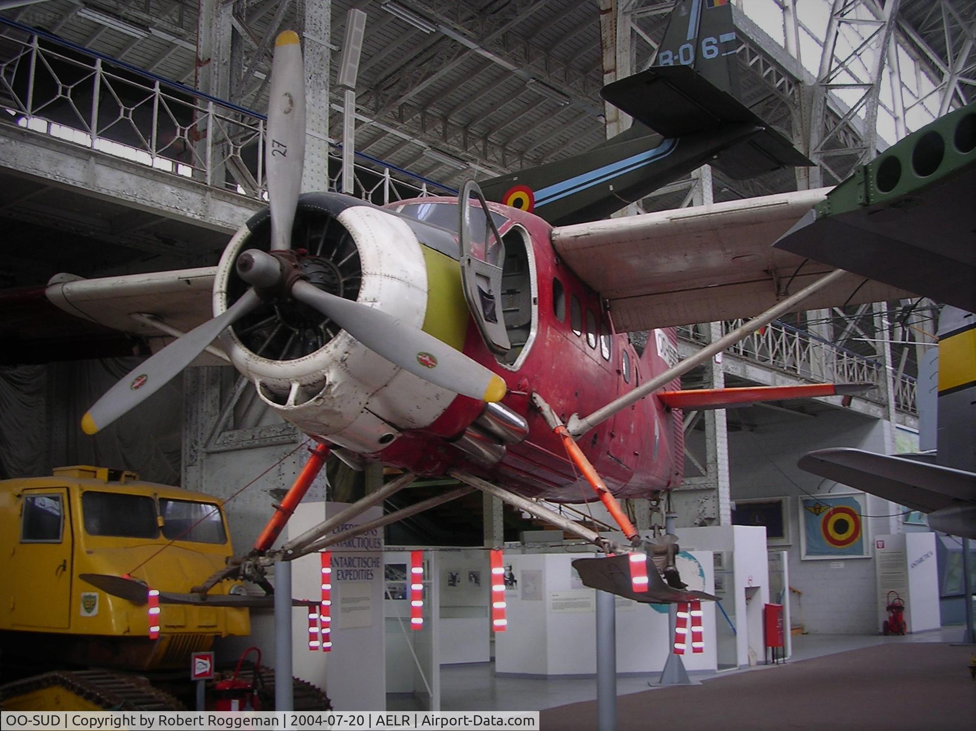 OO-SUD, 1979 Piper J3C-65D Cub C/N 13078, PRESERVED. Brussels Air Museum