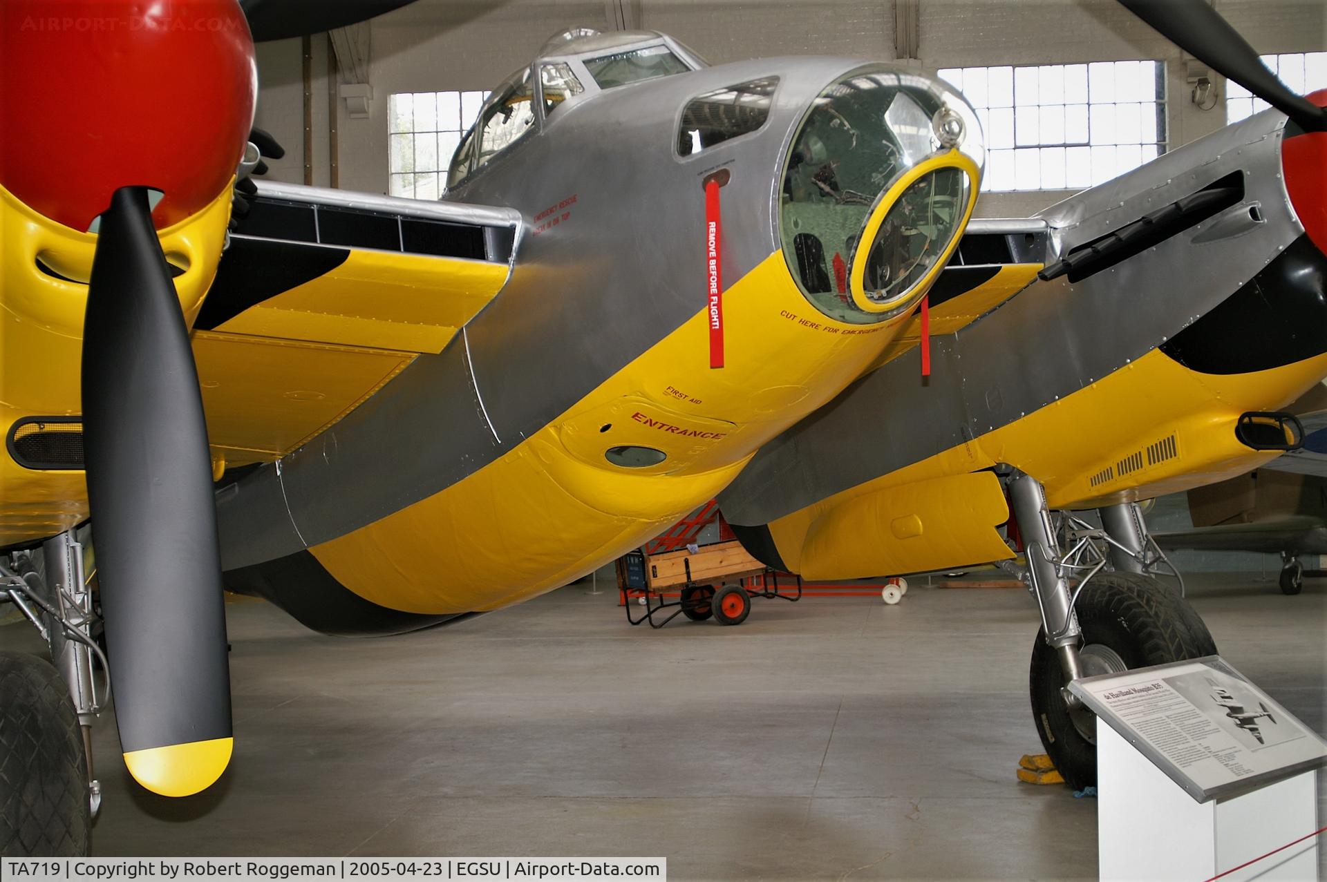 TA719, De Havilland DH-98 Mosquito TT.35 C/N Not found TA719, PRESERVED. Imperial War Museum, Duxford.