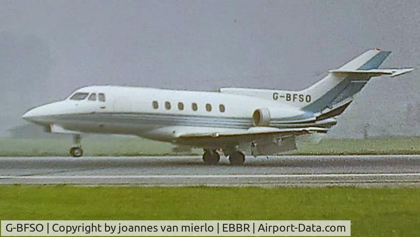 G-BFSO, 1978 British Aerospace HS.125 Series 700B C/N 257028, Scan from slide