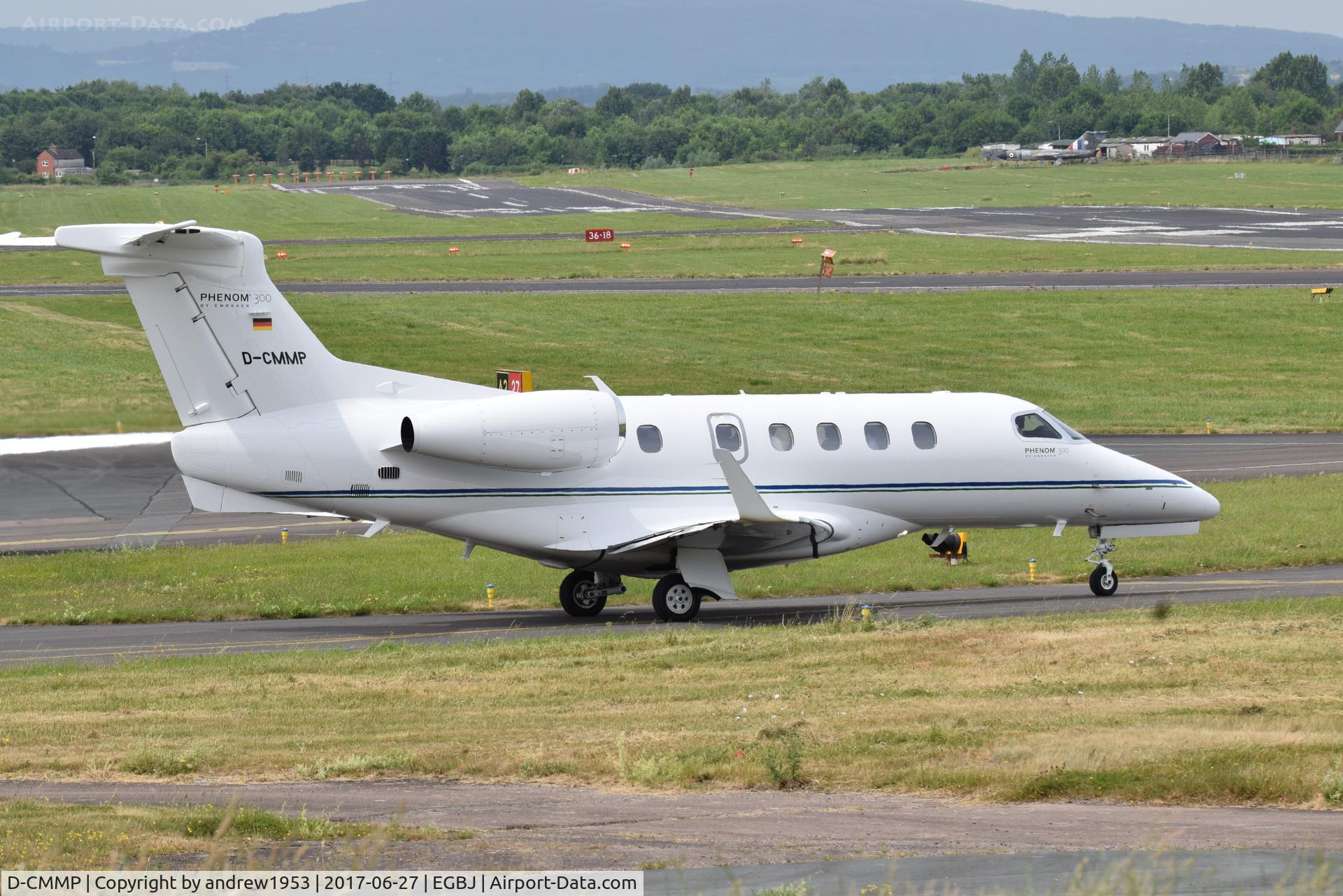 D-CMMP, 2016 Embraer EMB-505 Phenom 300 C/N 50500360, D-CMMP at Gloucestershire Airport.