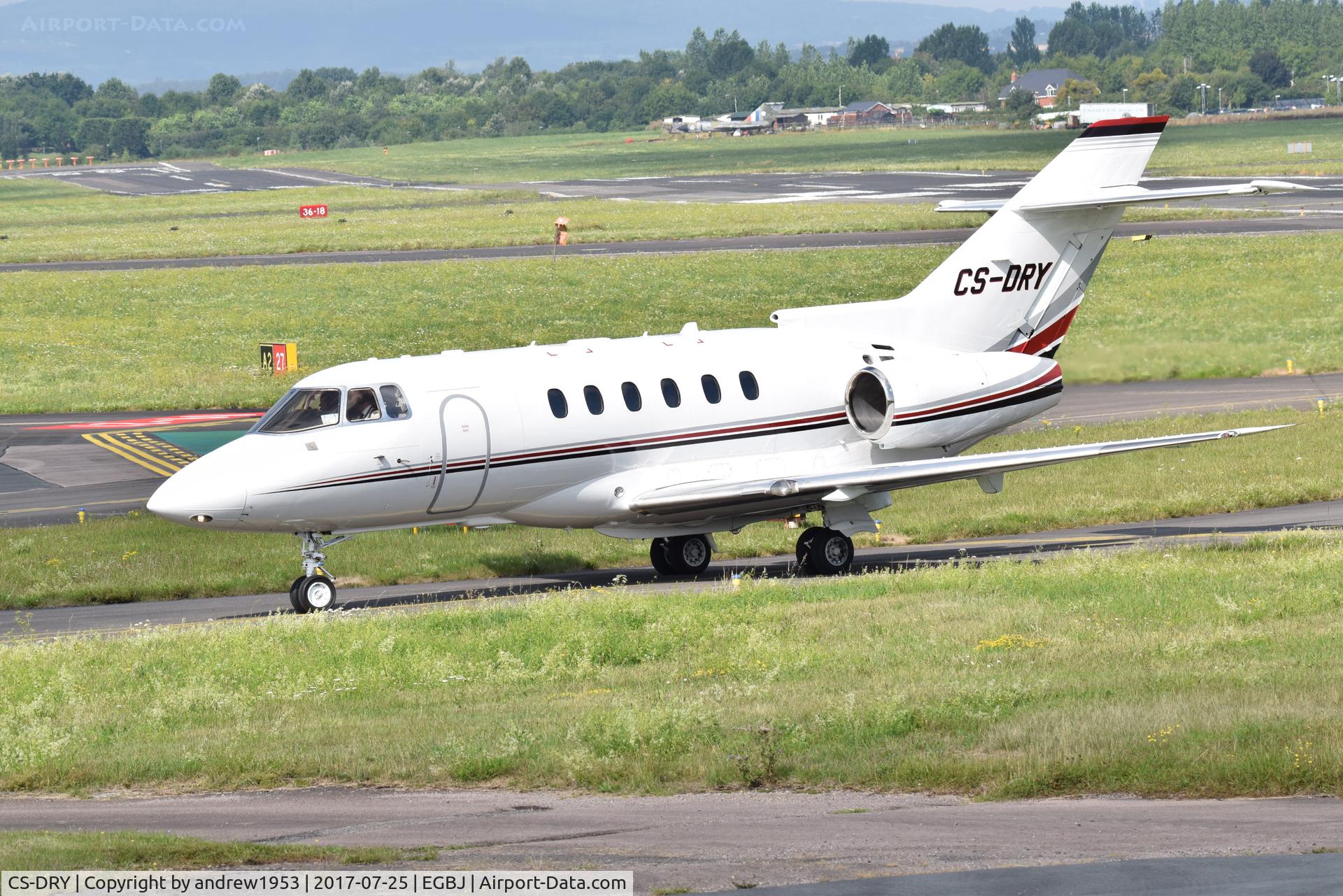 CS-DRY, 2007 Raytheon Hawker 800XP C/N 258840, CS-DRY at Gloucestershire Airport.