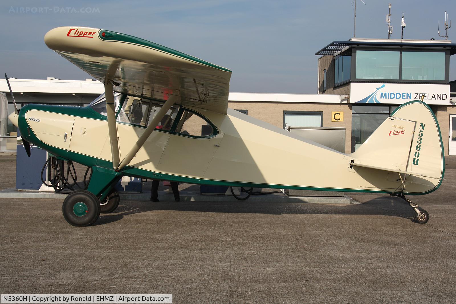 N5360H, 1949 Piper PA-16 Clipper C/N 16-167, At EHMZ.