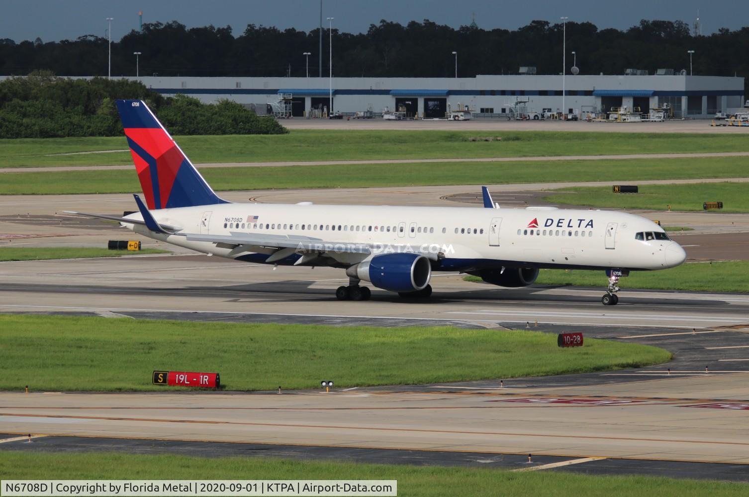N6708D, 2000 Boeing 757-232 C/N 30480, TPA spotting 2020