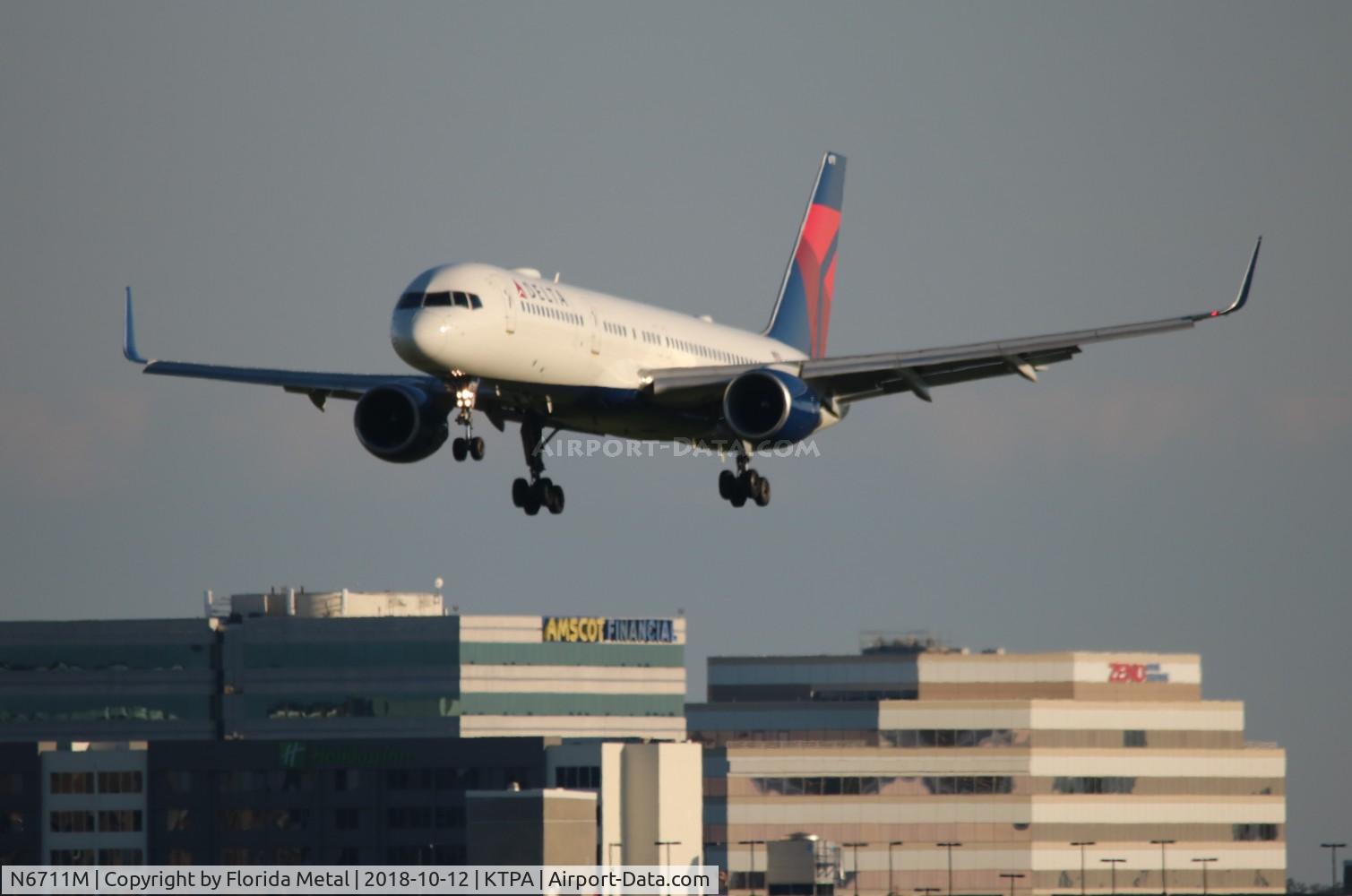 N6711M, 2000 Boeing 757-232 C/N 30483, TPA spotting 2018