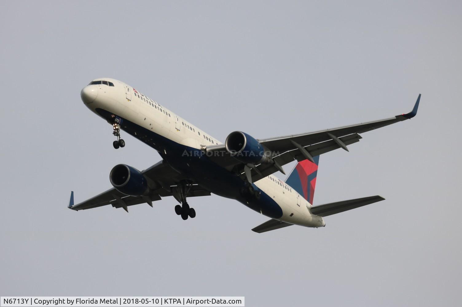 N6713Y, 2000 Boeing 757-232 C/N 30777, TPA spotting 2018