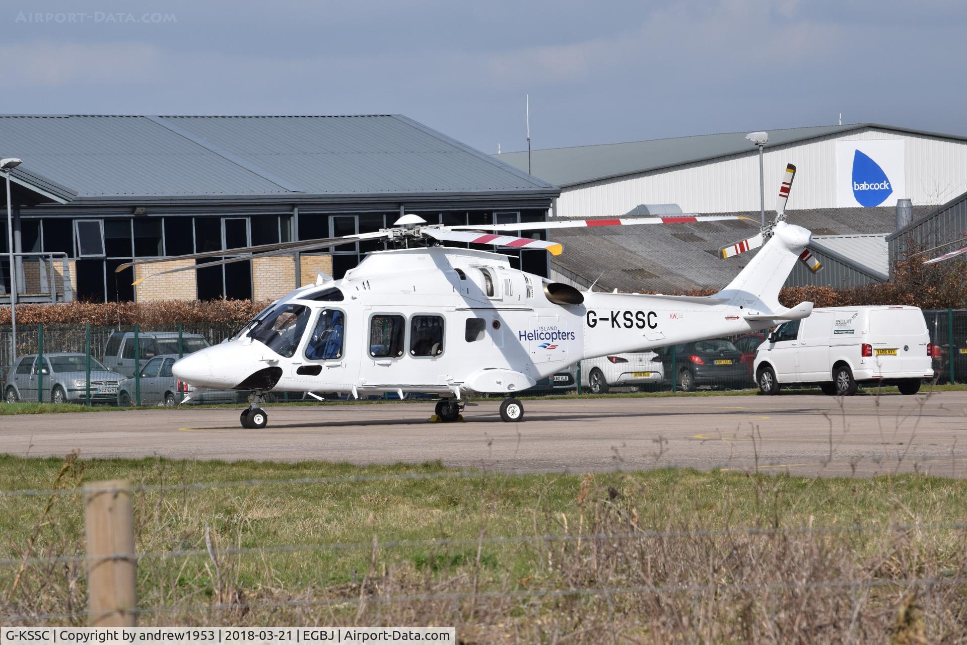G-KSSC, 2017 Leonardo AW-169 C/N 69061, G-KSSC at Gloucestershire Airport.