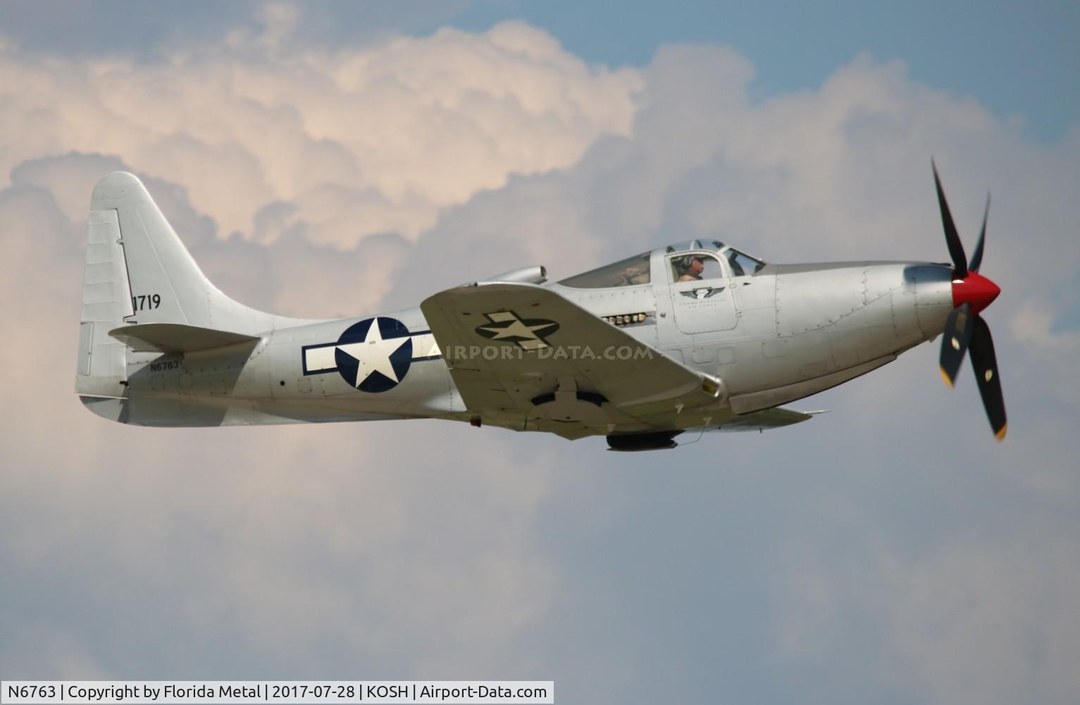 N6763, 1946 Bell P-63F Kingcobra C/N 296E1-1R, EAA OSh 2017