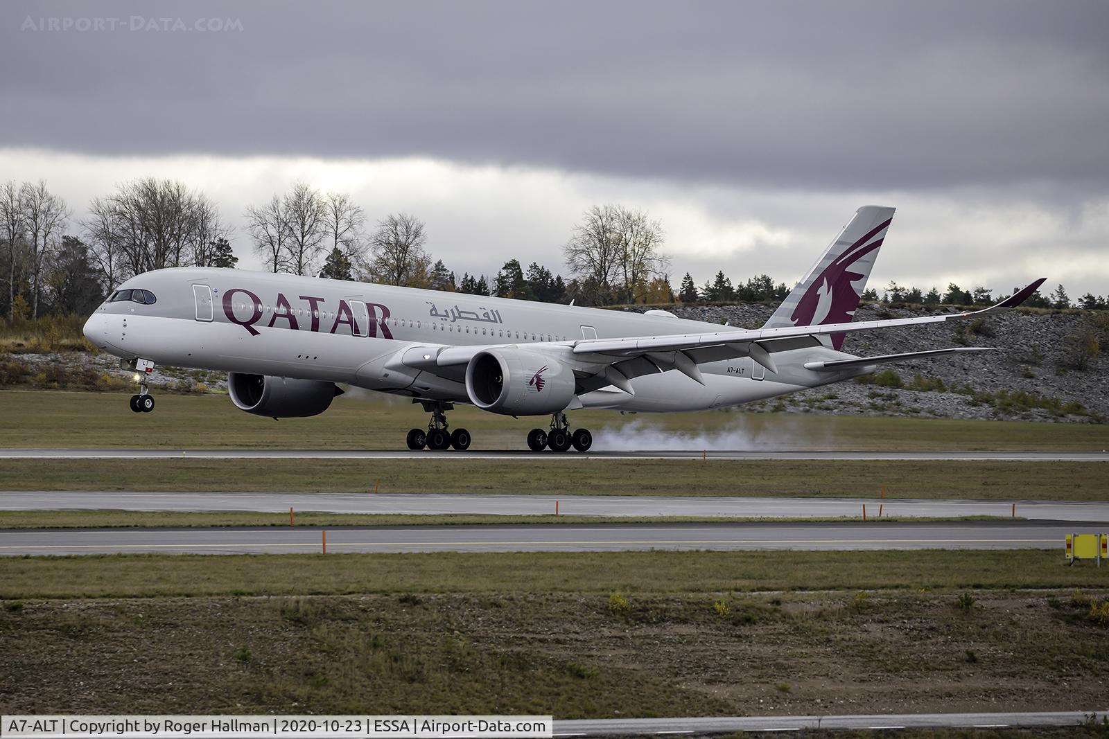 A7-ALT, 2017 Airbus A350-941 C/N 090, Picture taken at Arlanda autumn 2020