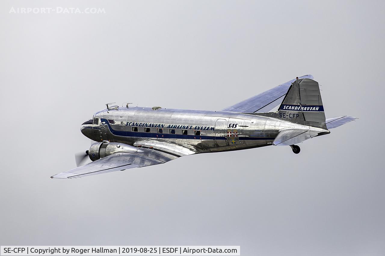 SE-CFP, 1943 Douglas DC-3C (C-47A-60-DL) C/N 13883, Picture taken at Swedish Air Force Days 2019