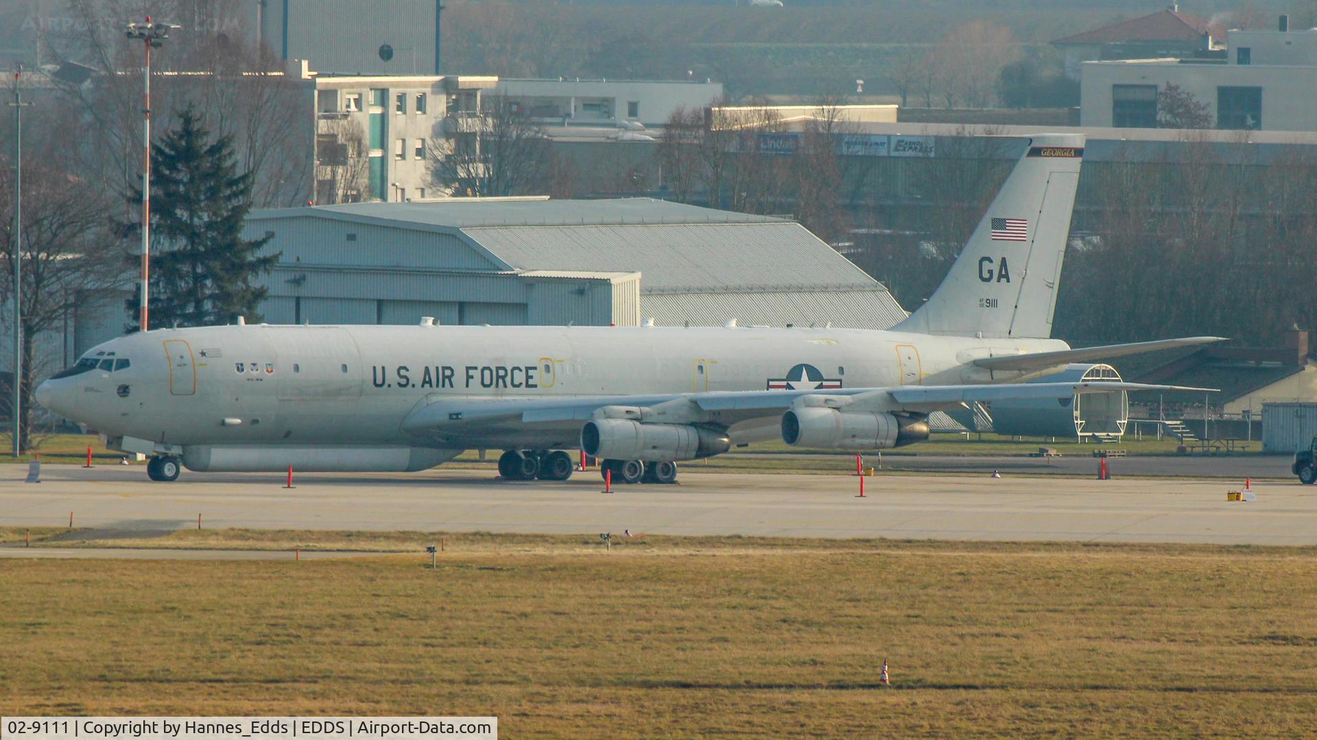 02-9111, 1967 Boeing E-8C J-STARS C/N 19581, EC-8